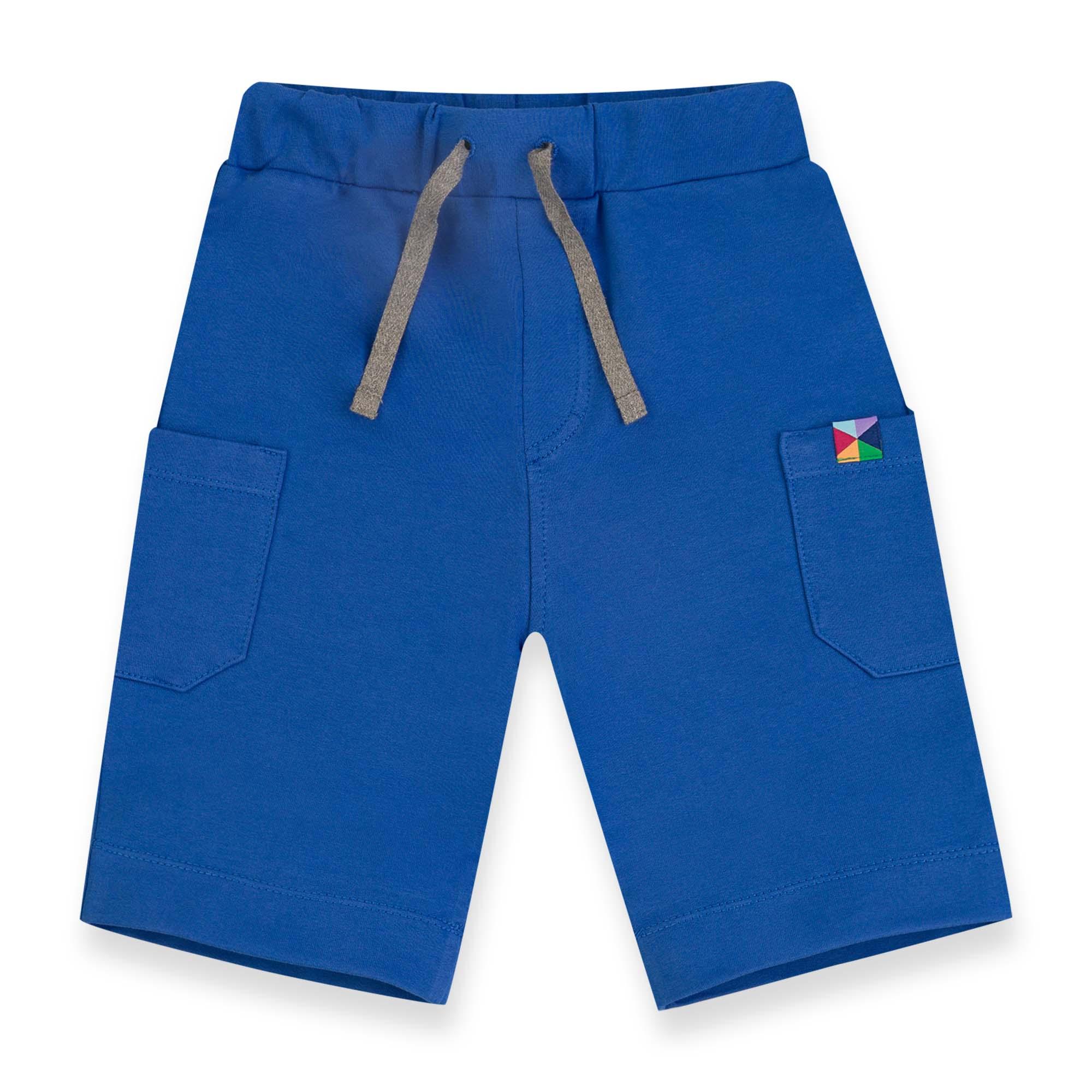 Blue cargo shorts