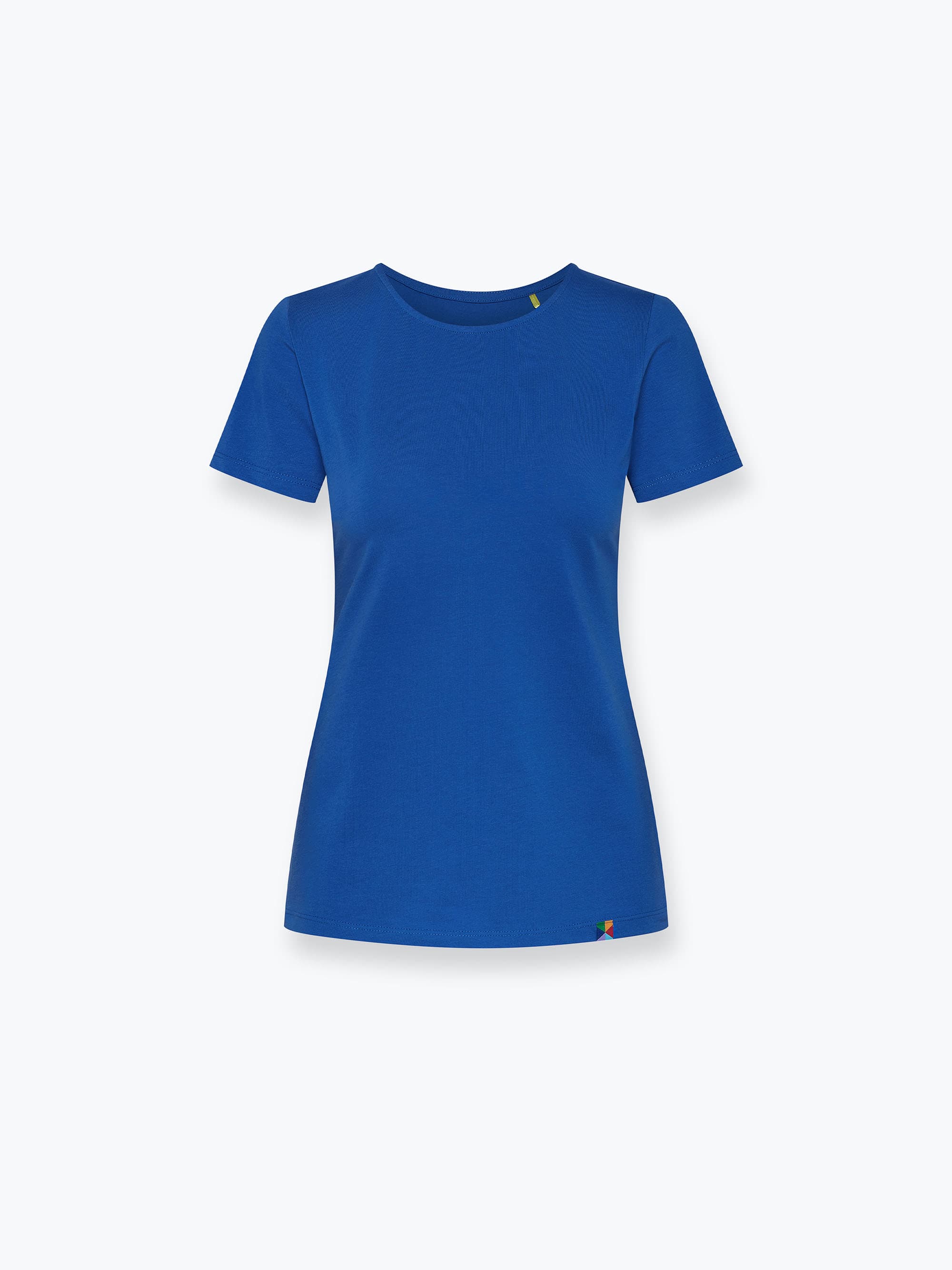 Blue crew neck shirt Women