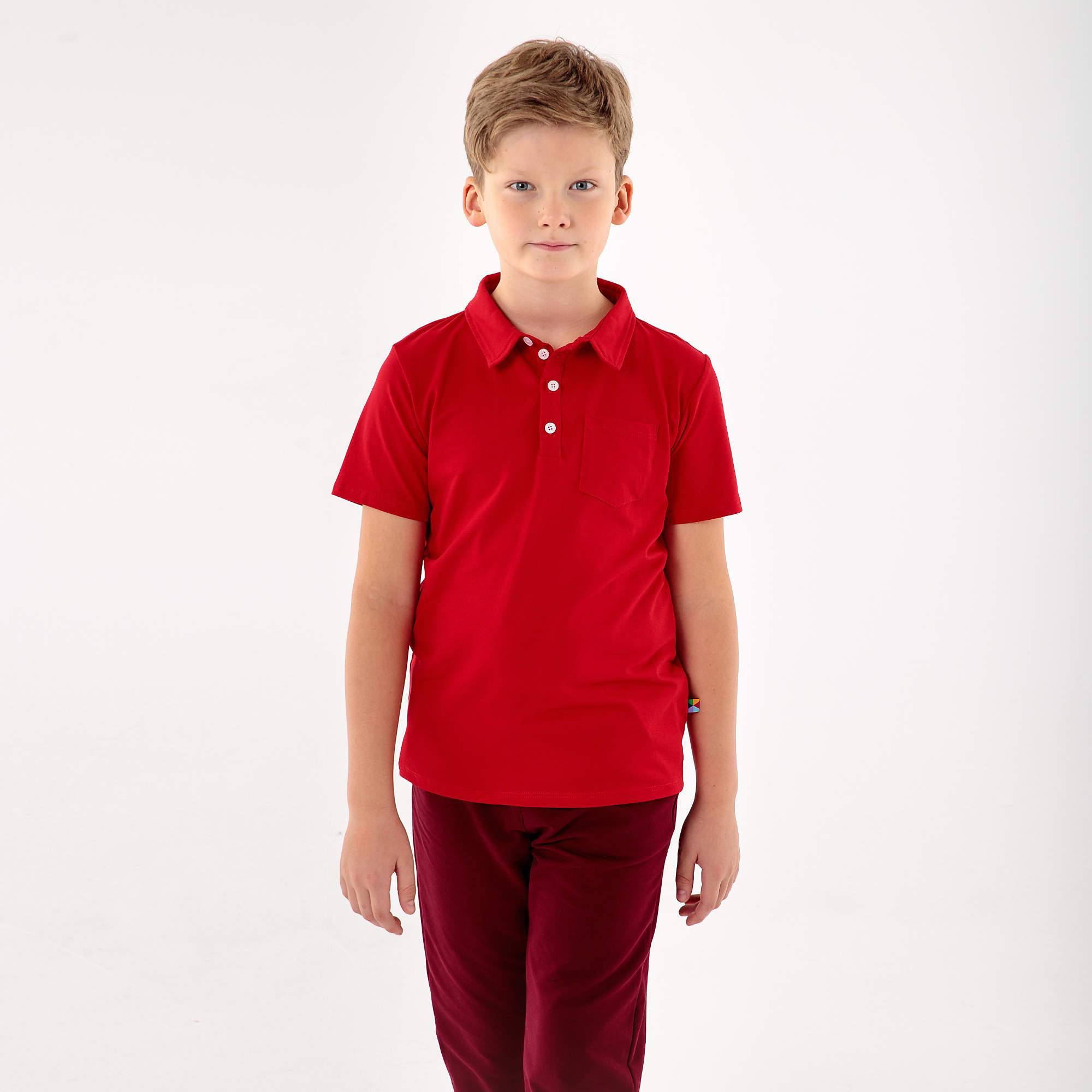 Red polo shirt Junior