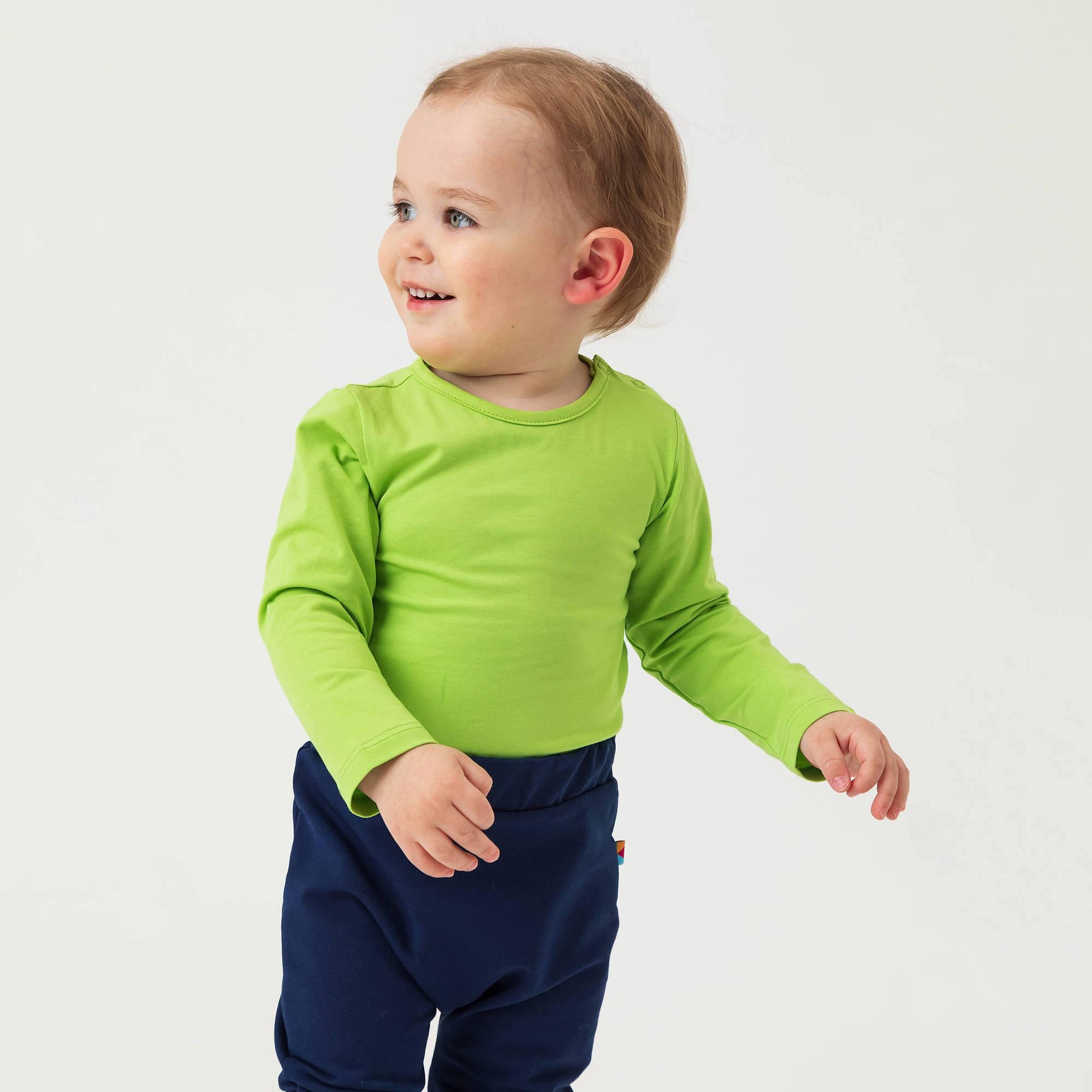 Lime green long sleeve bodysuit