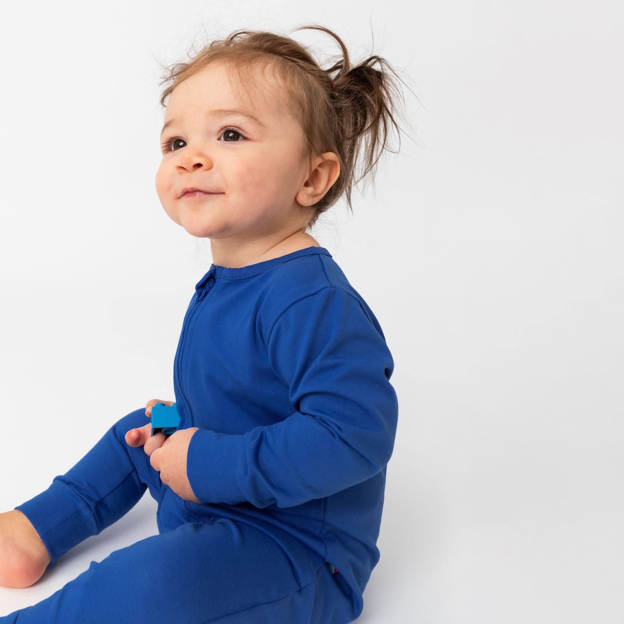 Blue romper suit