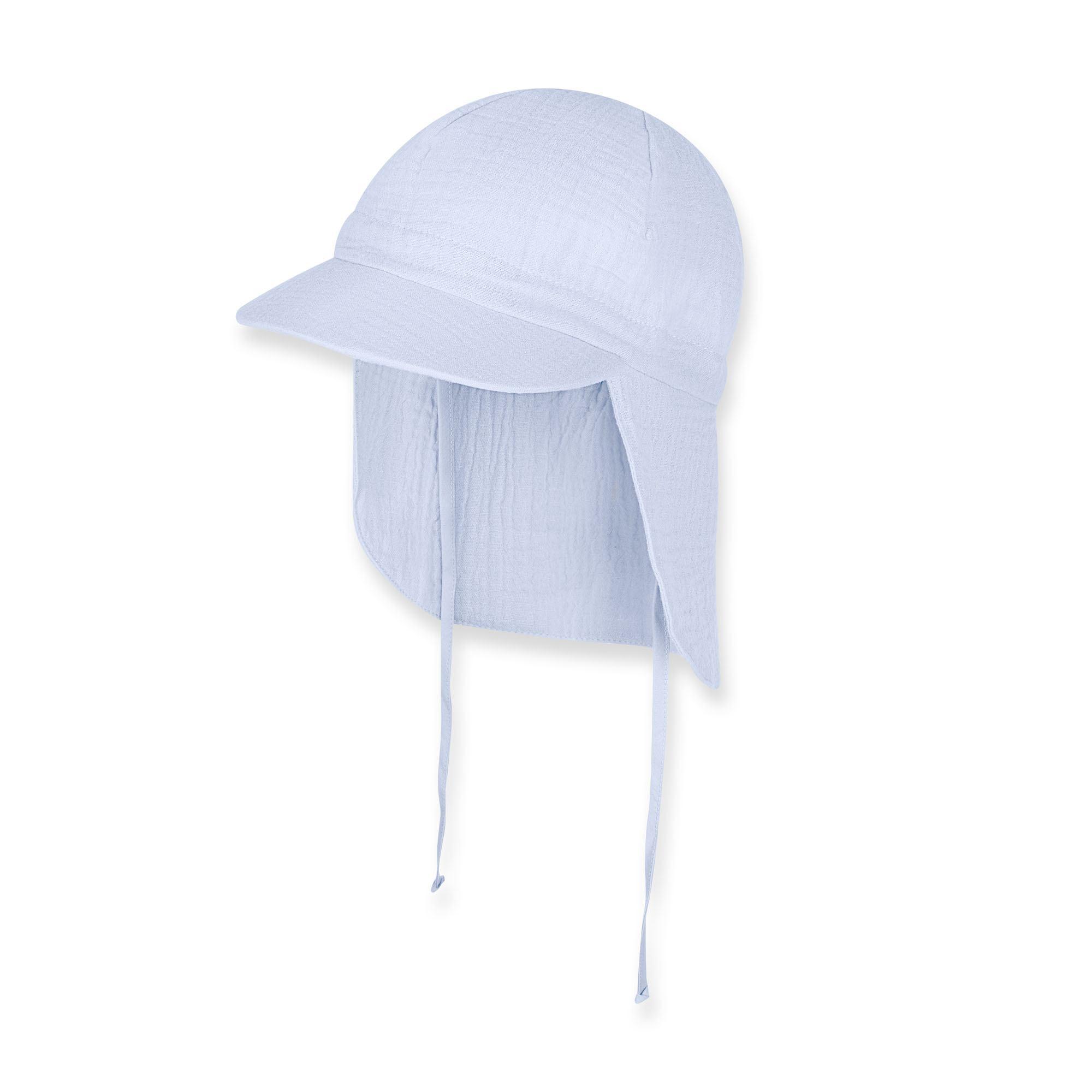 Light blue muslin sun hat Baby