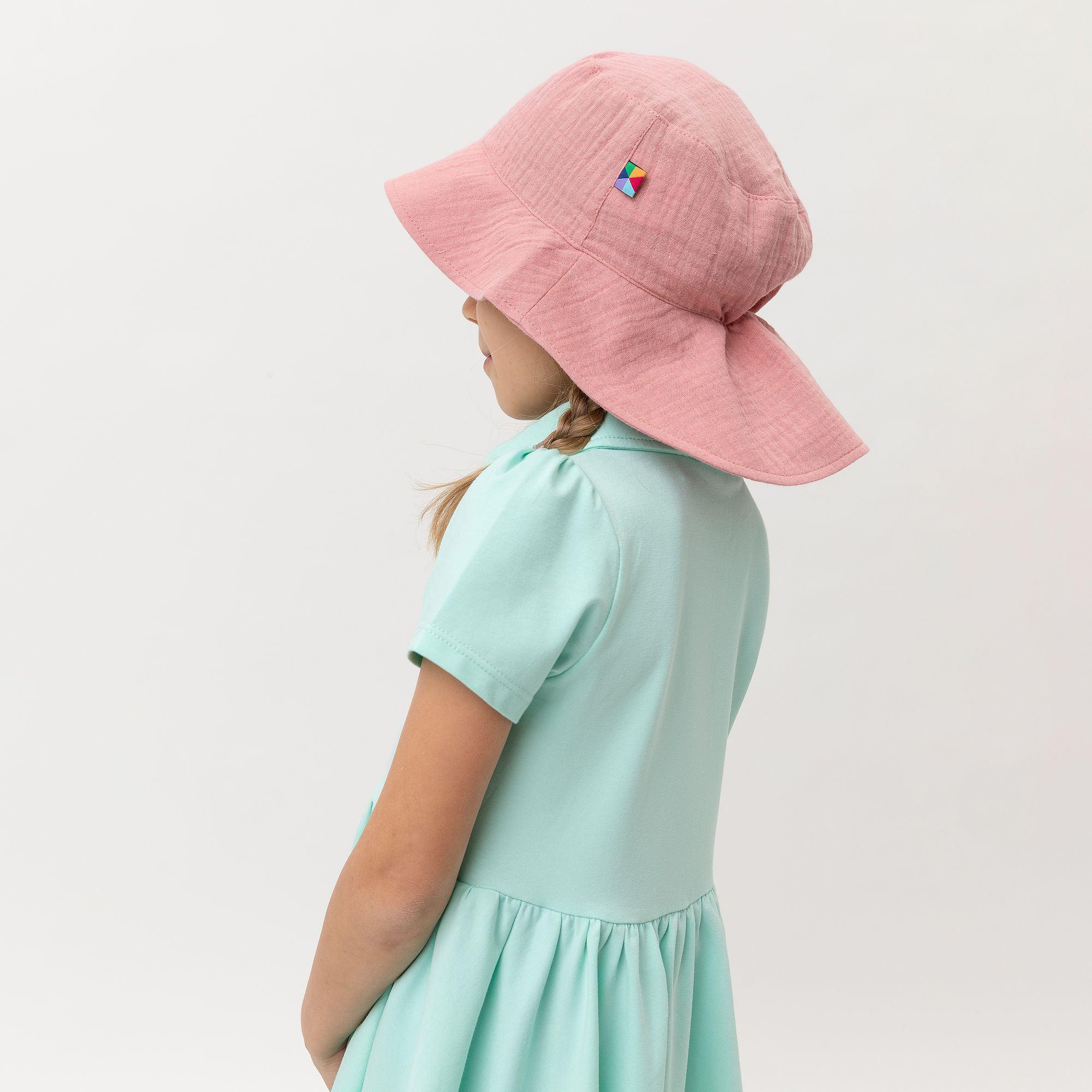 Pink muslin hat