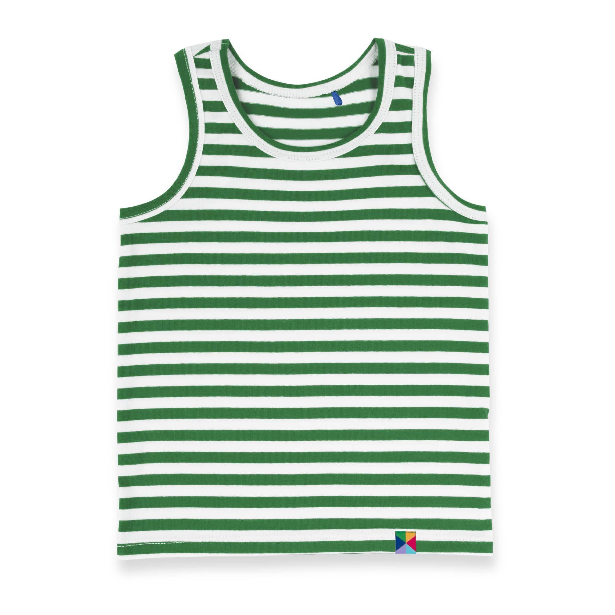 Green stripes tank top