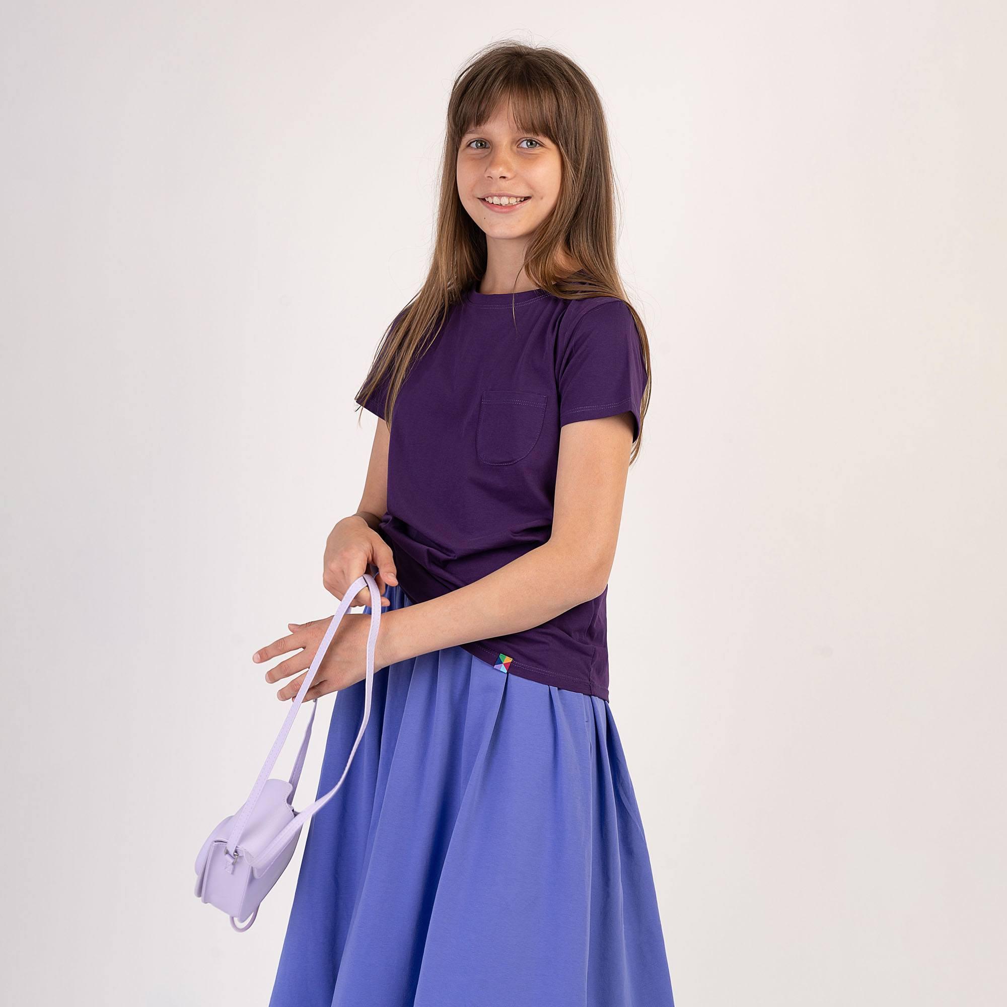 Very peri midi skirt with pockets Junior