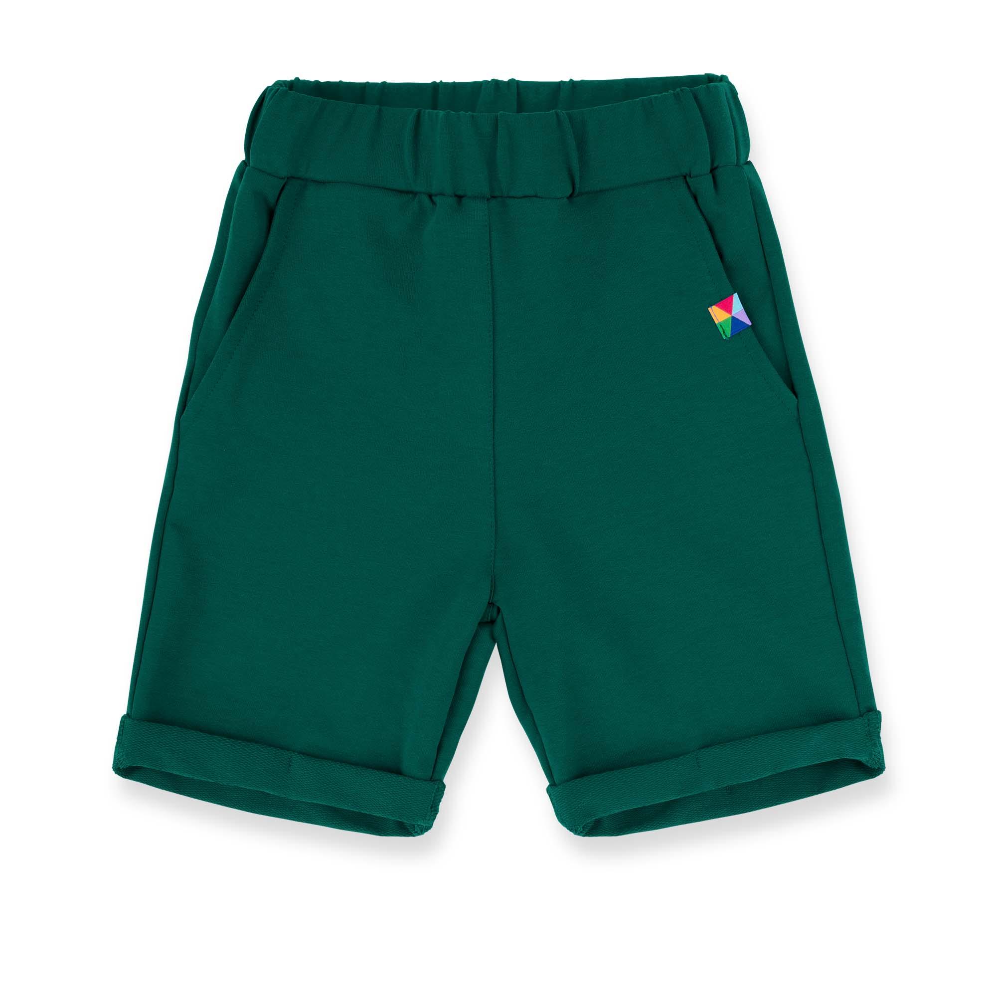 Bottle-green shorts Junior