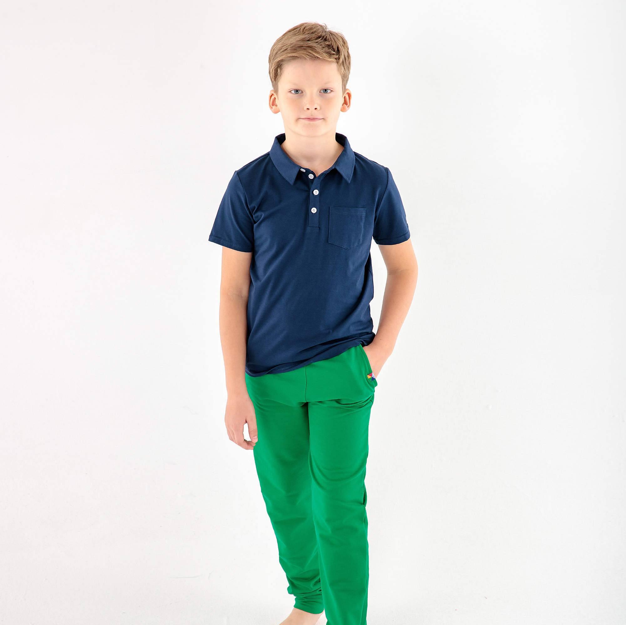 Navy blue polo shirt Junior