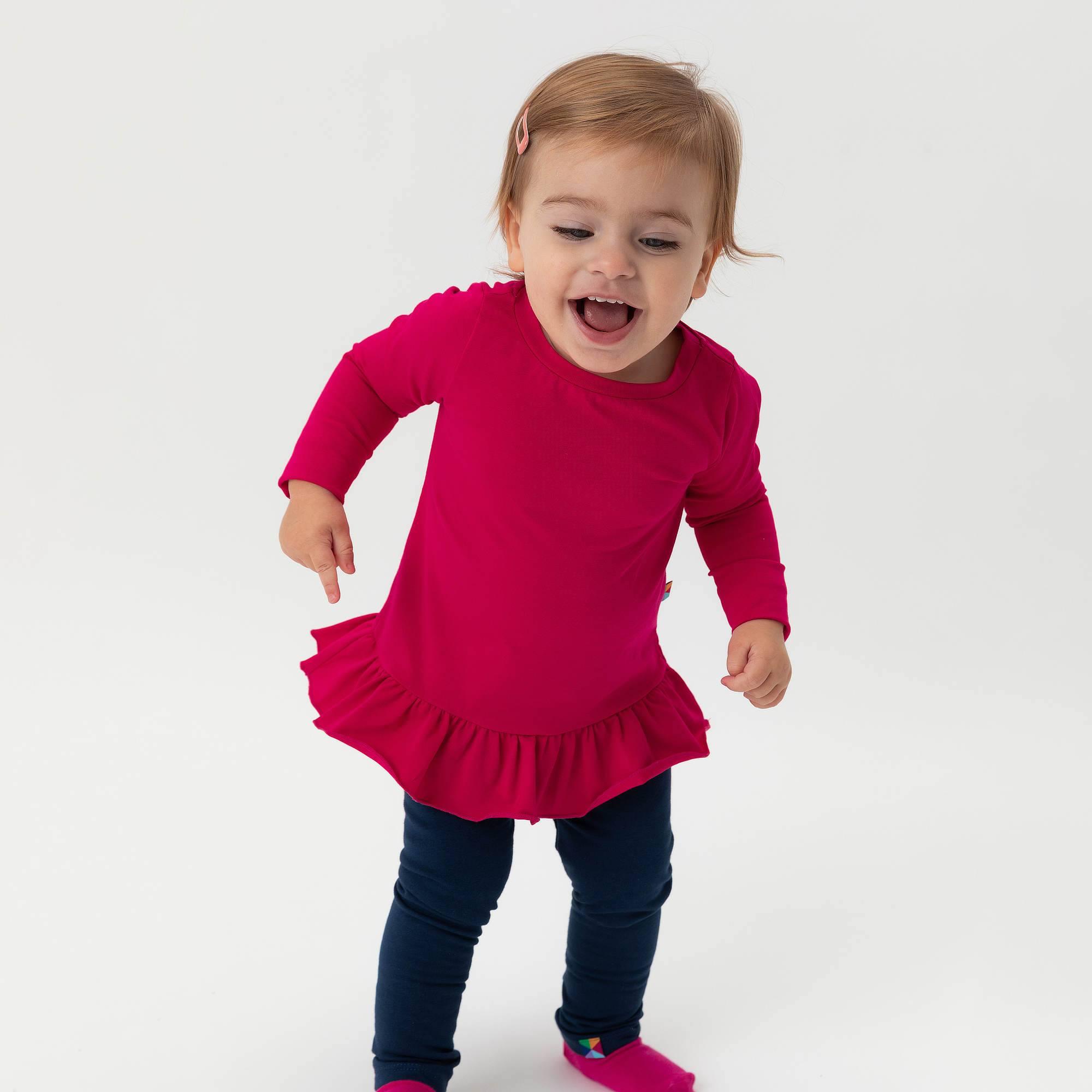 Pink ruffle blouse Baby