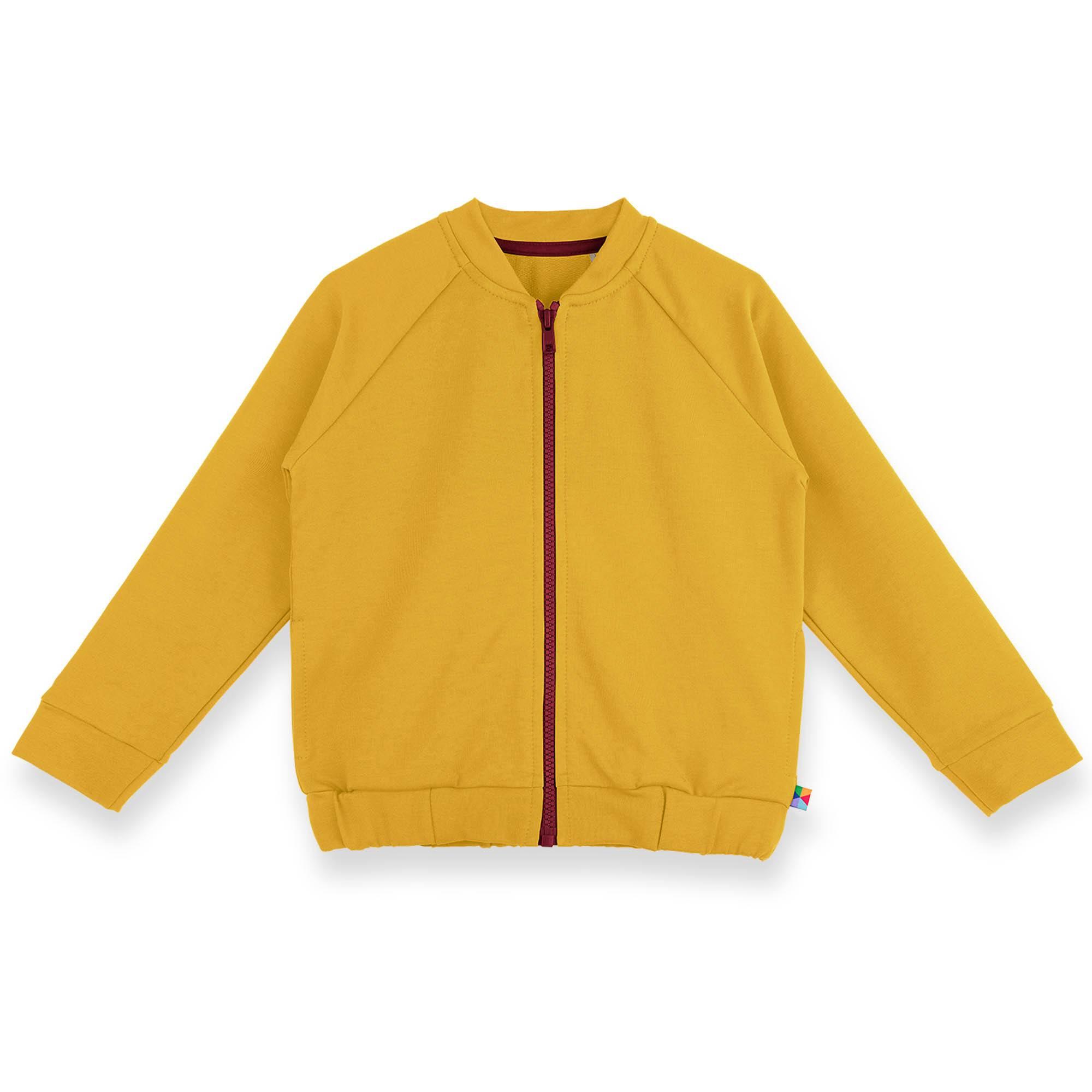 Mustard zip-up sweatshirt