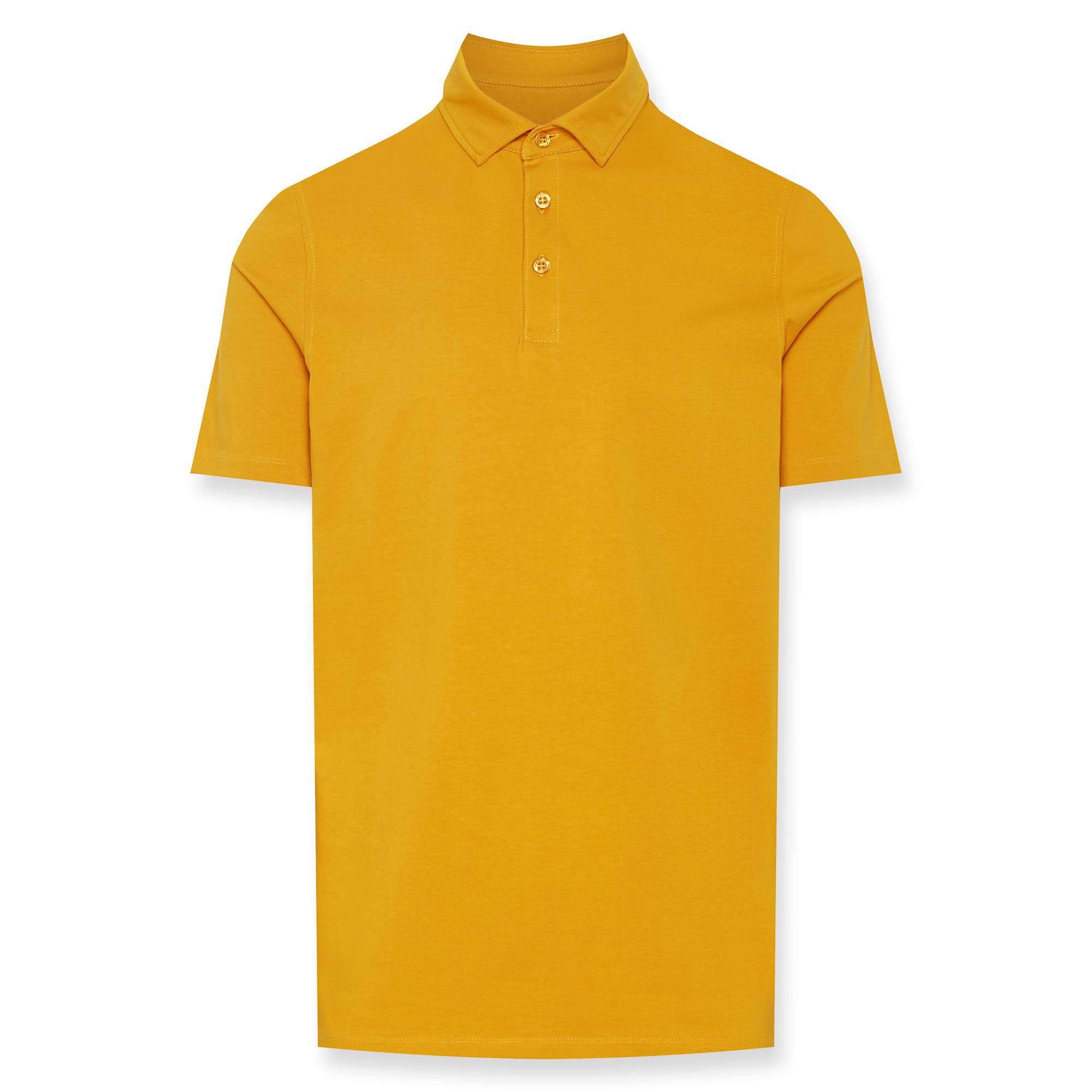 Mustard polo shirt Men