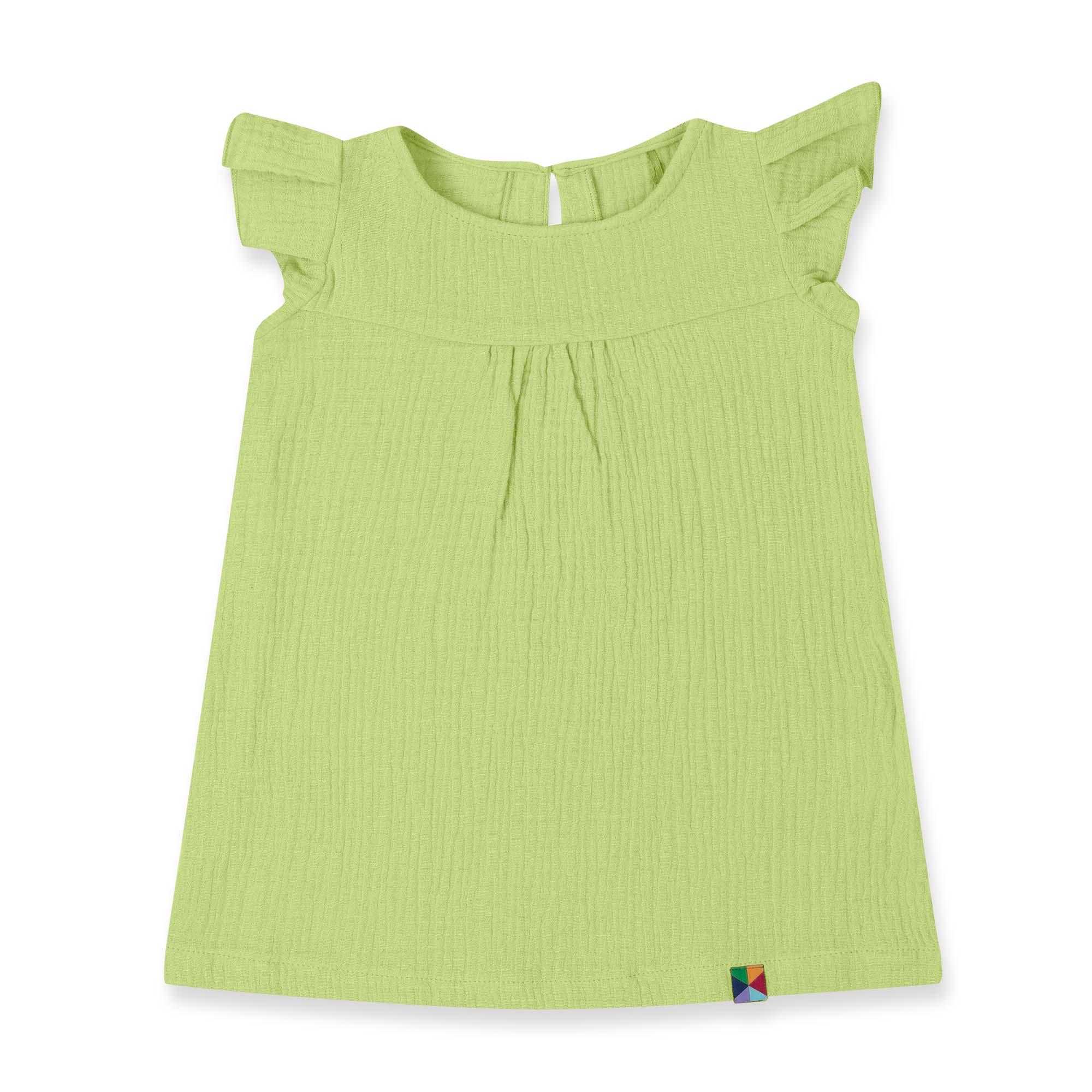 Lime muslin dress Baby