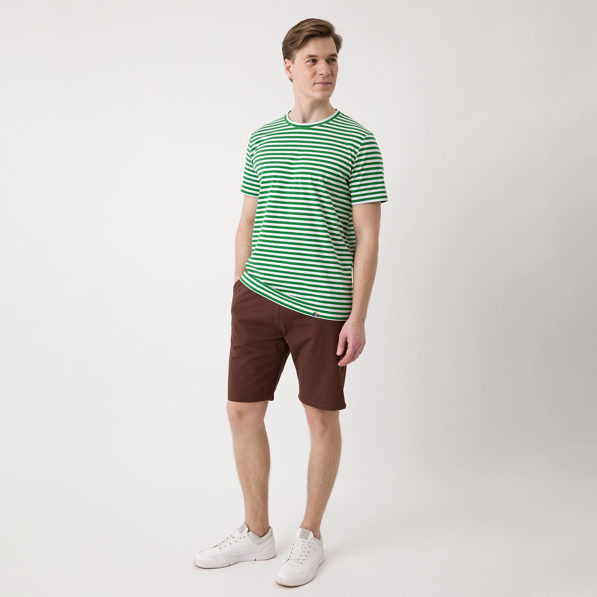 Green stripes T-shirt Men