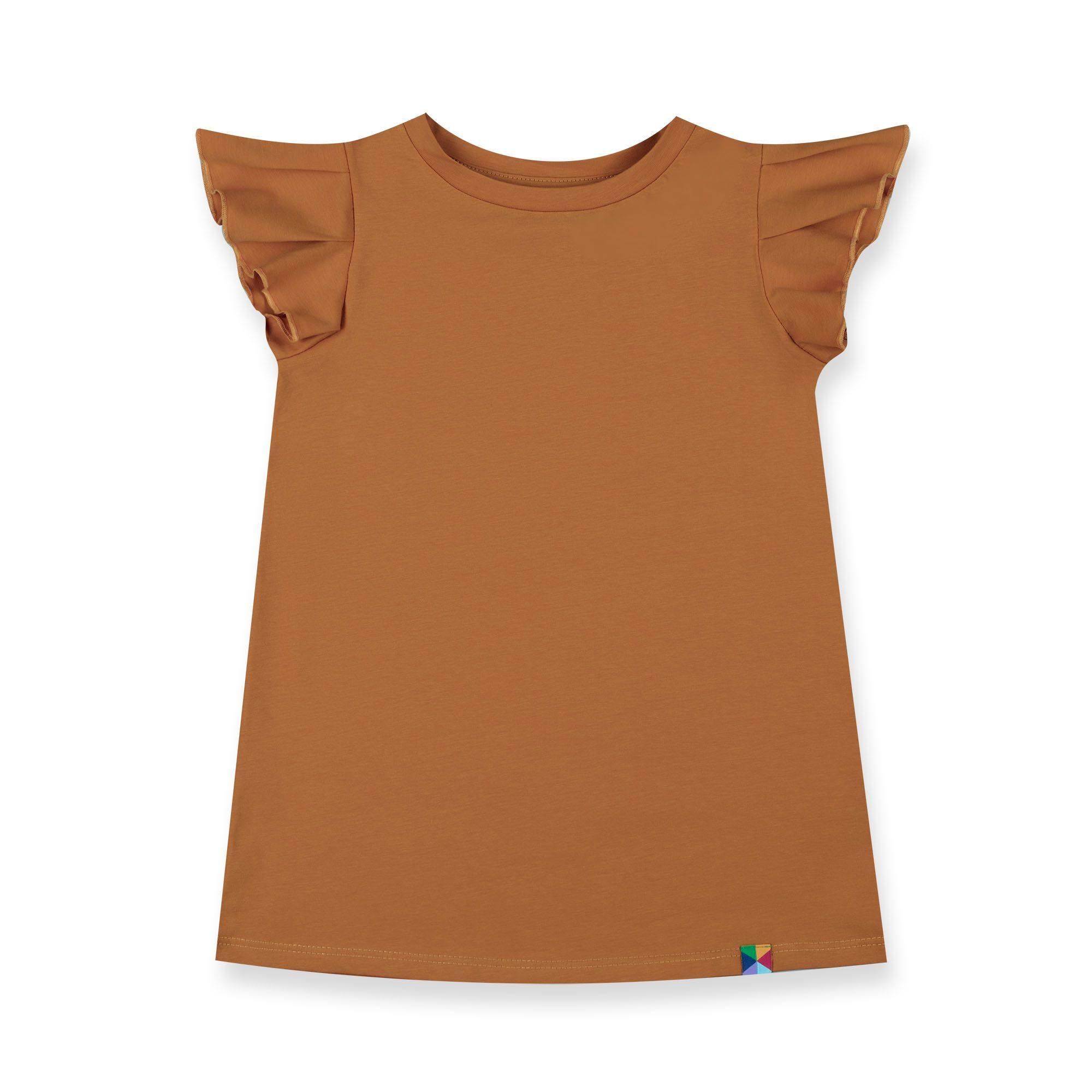 Caramel short butterfly sleeve tunic