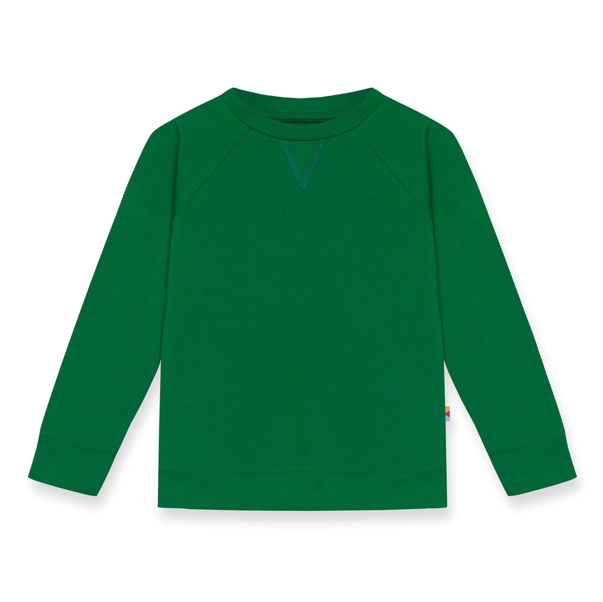 Green pullover sweatshirt