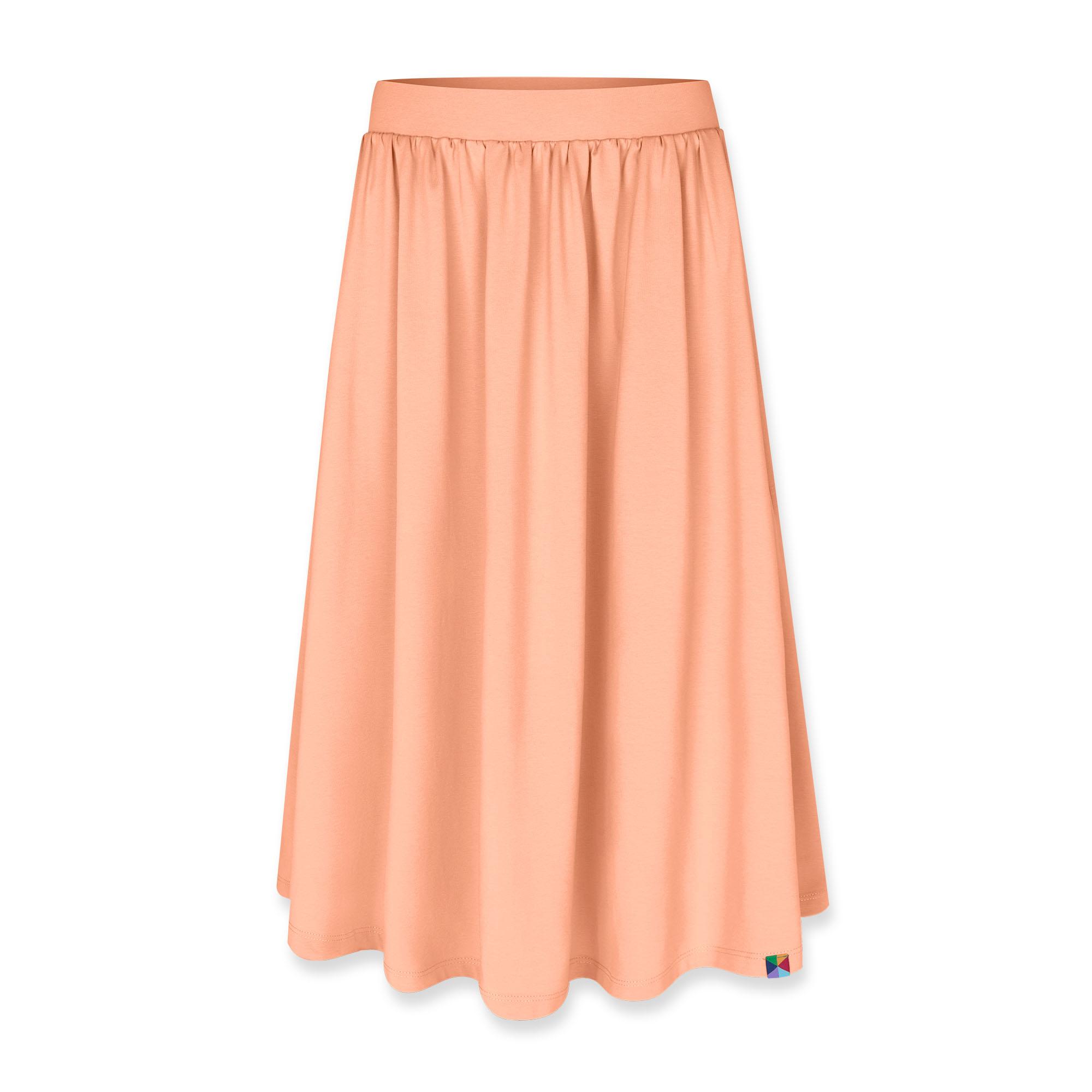 Apricot midi skirt Women