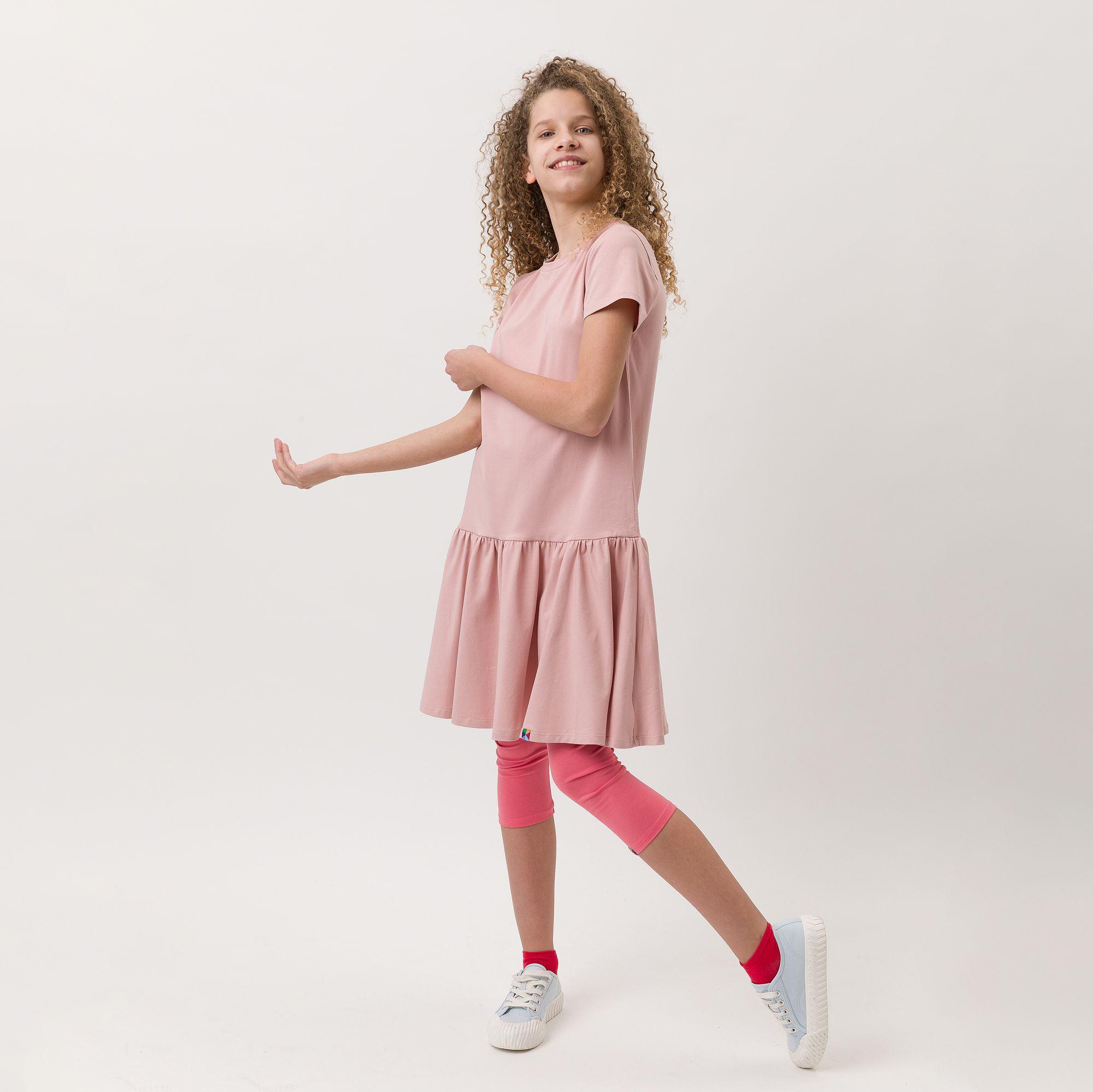 Pastel pink frill dress Junior