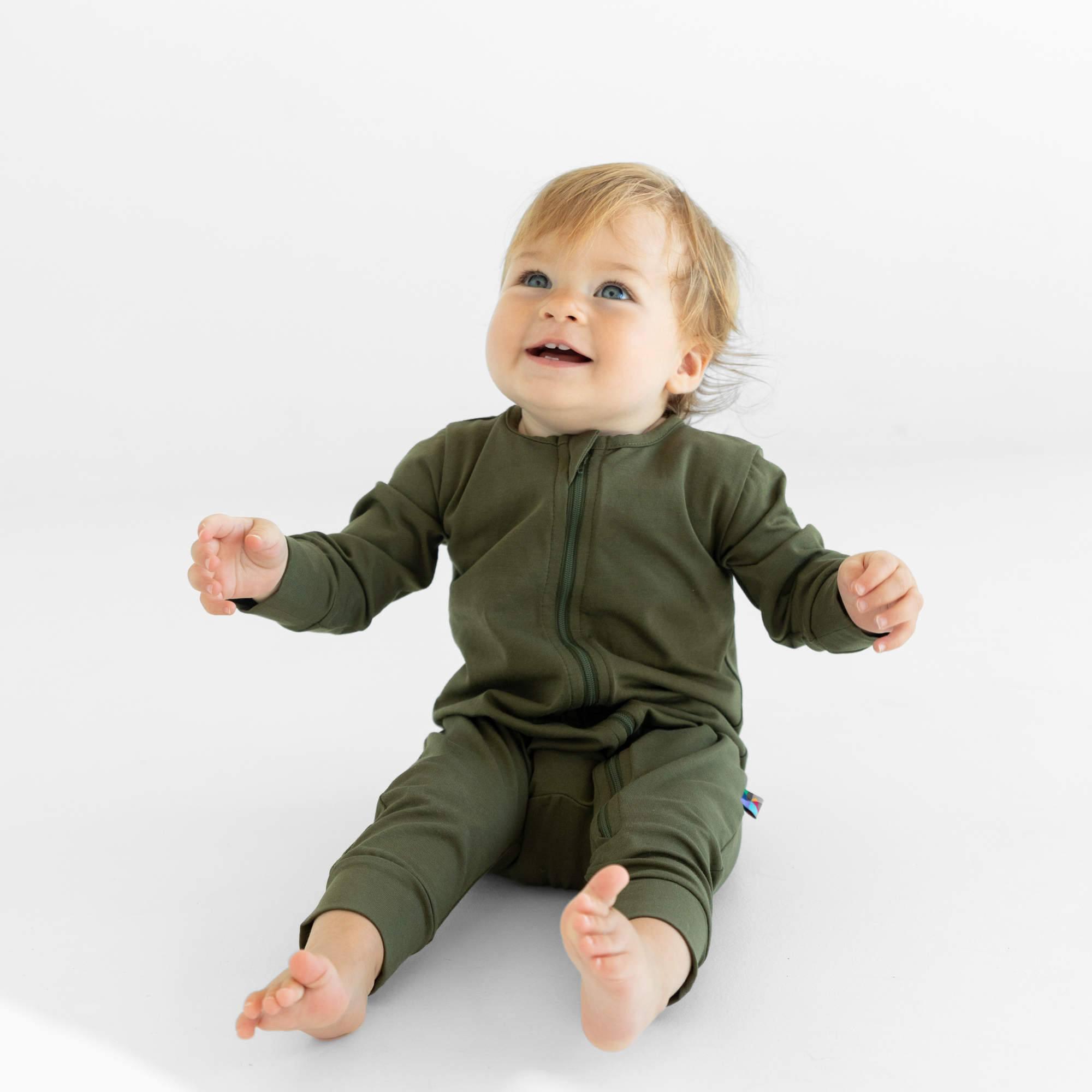 Khaki romper suit