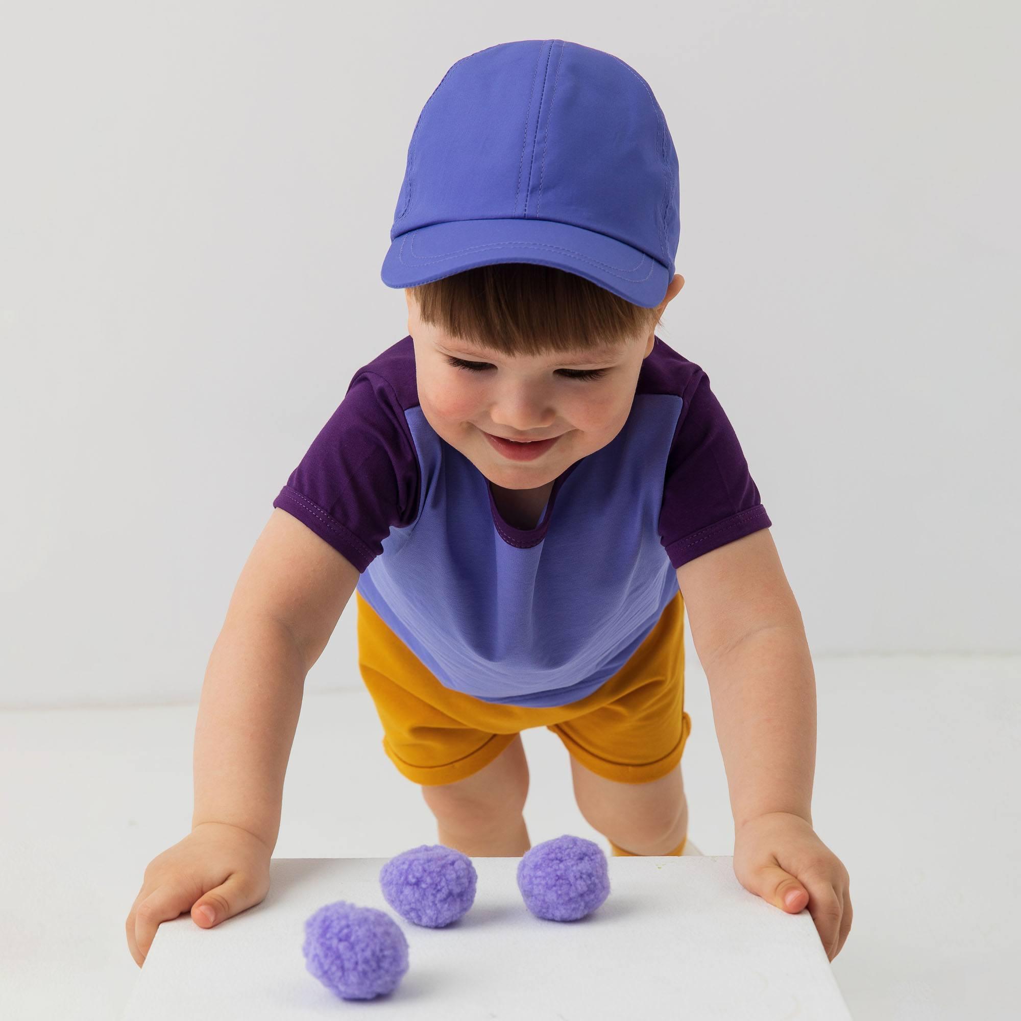 Very peri - violet two-tone shirt Baby