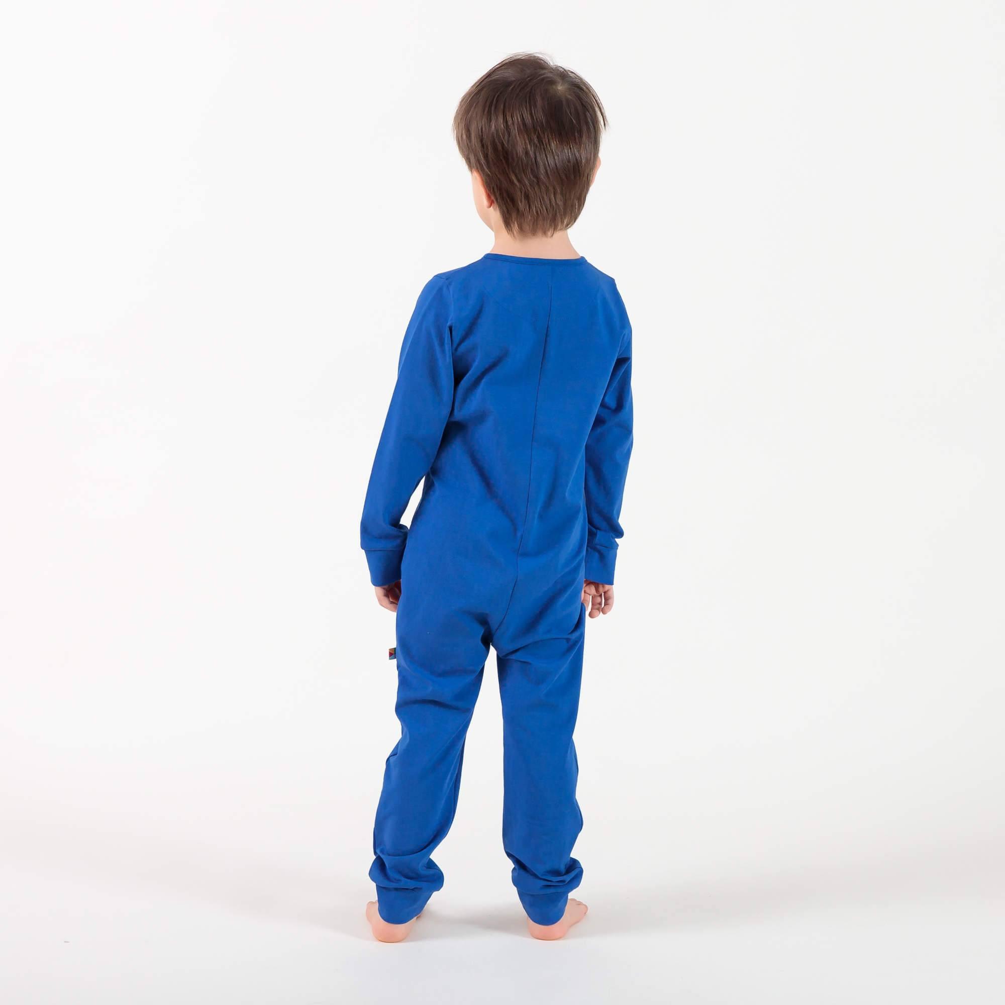 Blue romper sleeping suit