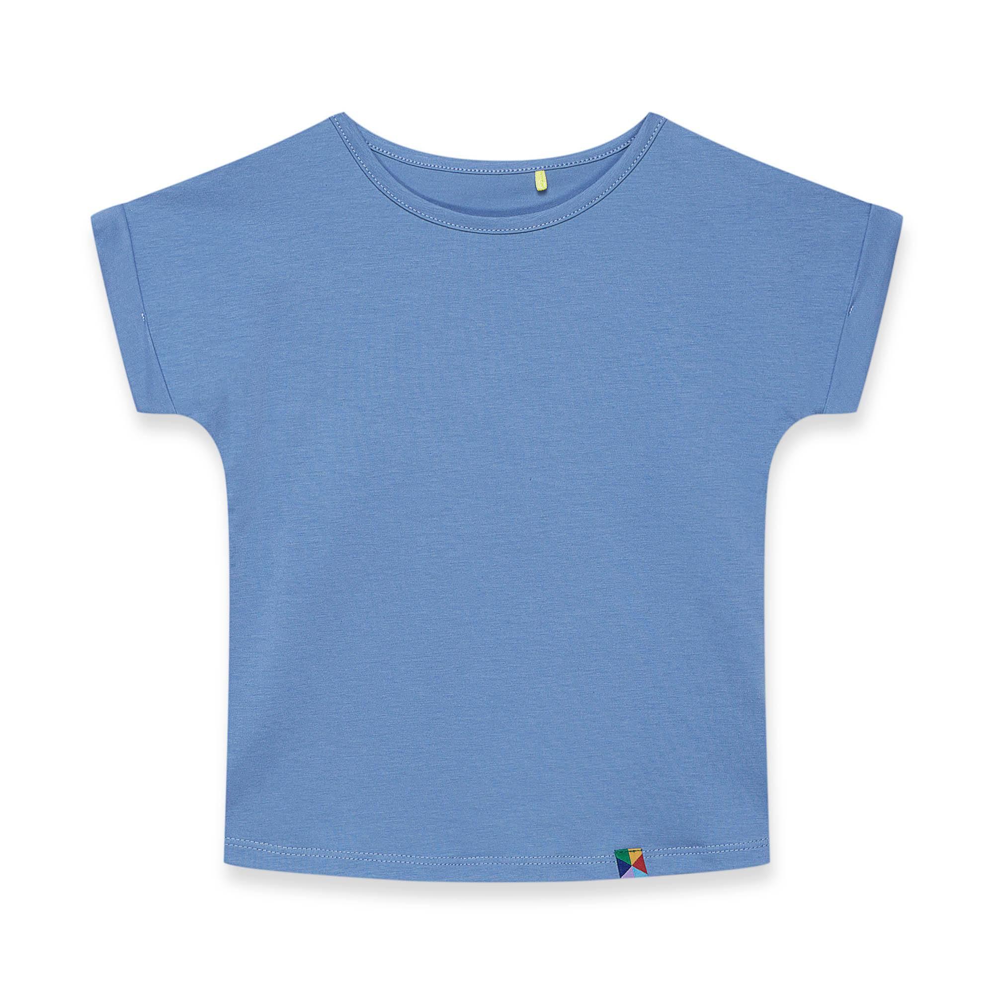 Sky blue crew neck shirt Junior