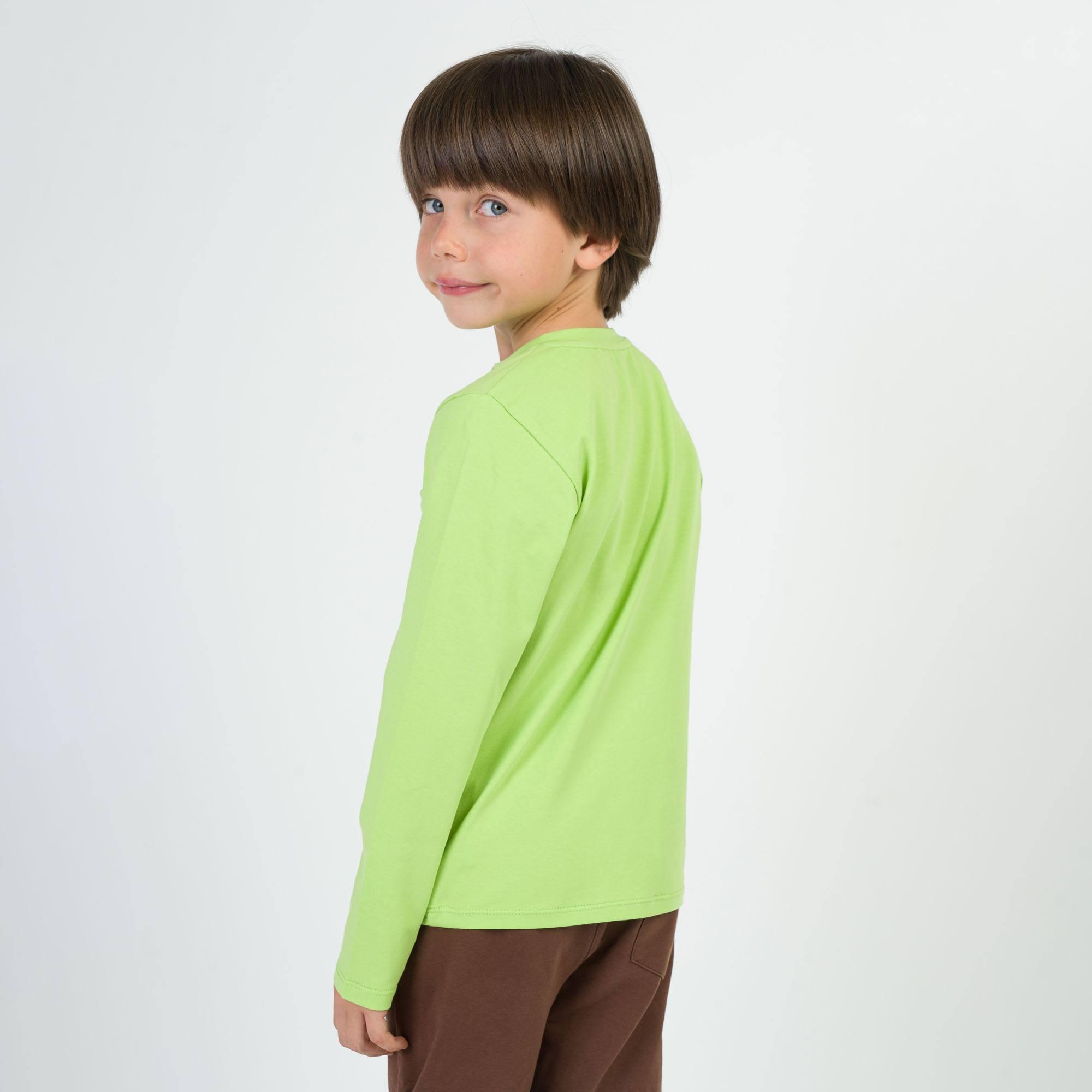 Lime green henley longsleeve shirt