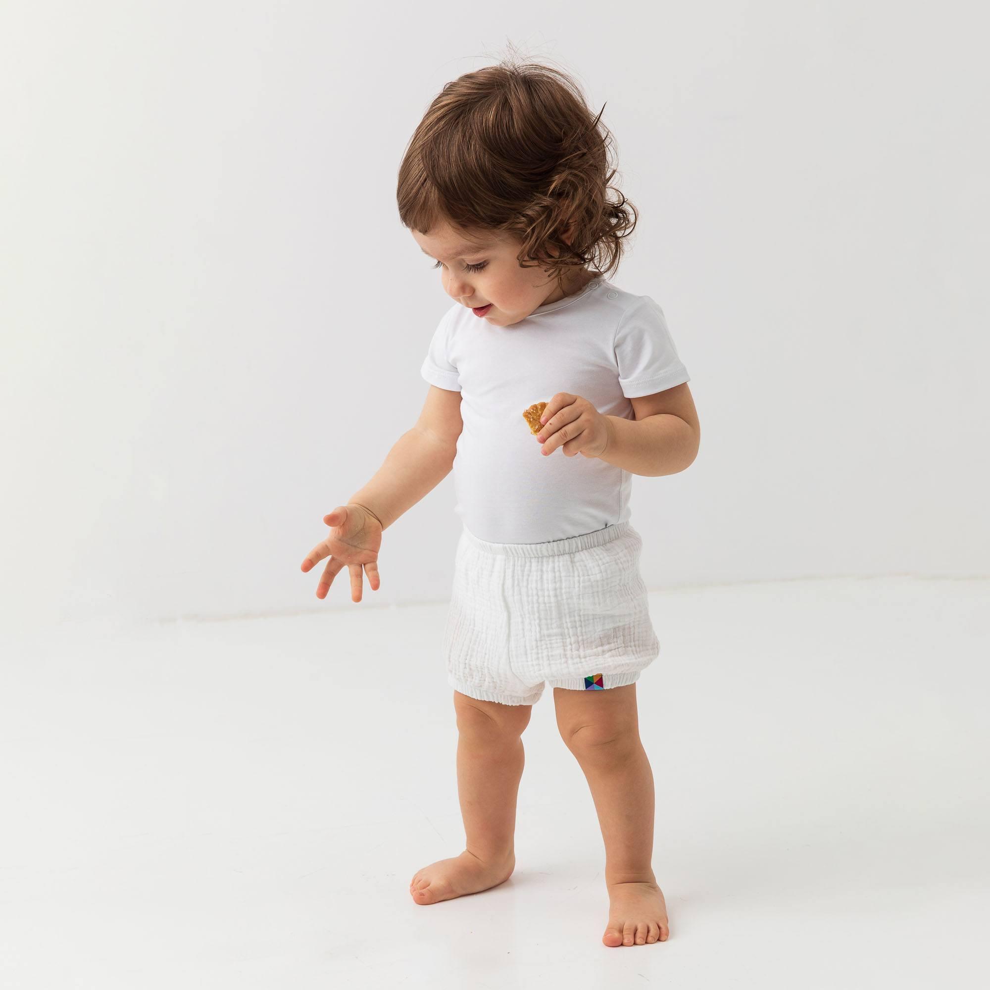 White muslin bloomers Baby