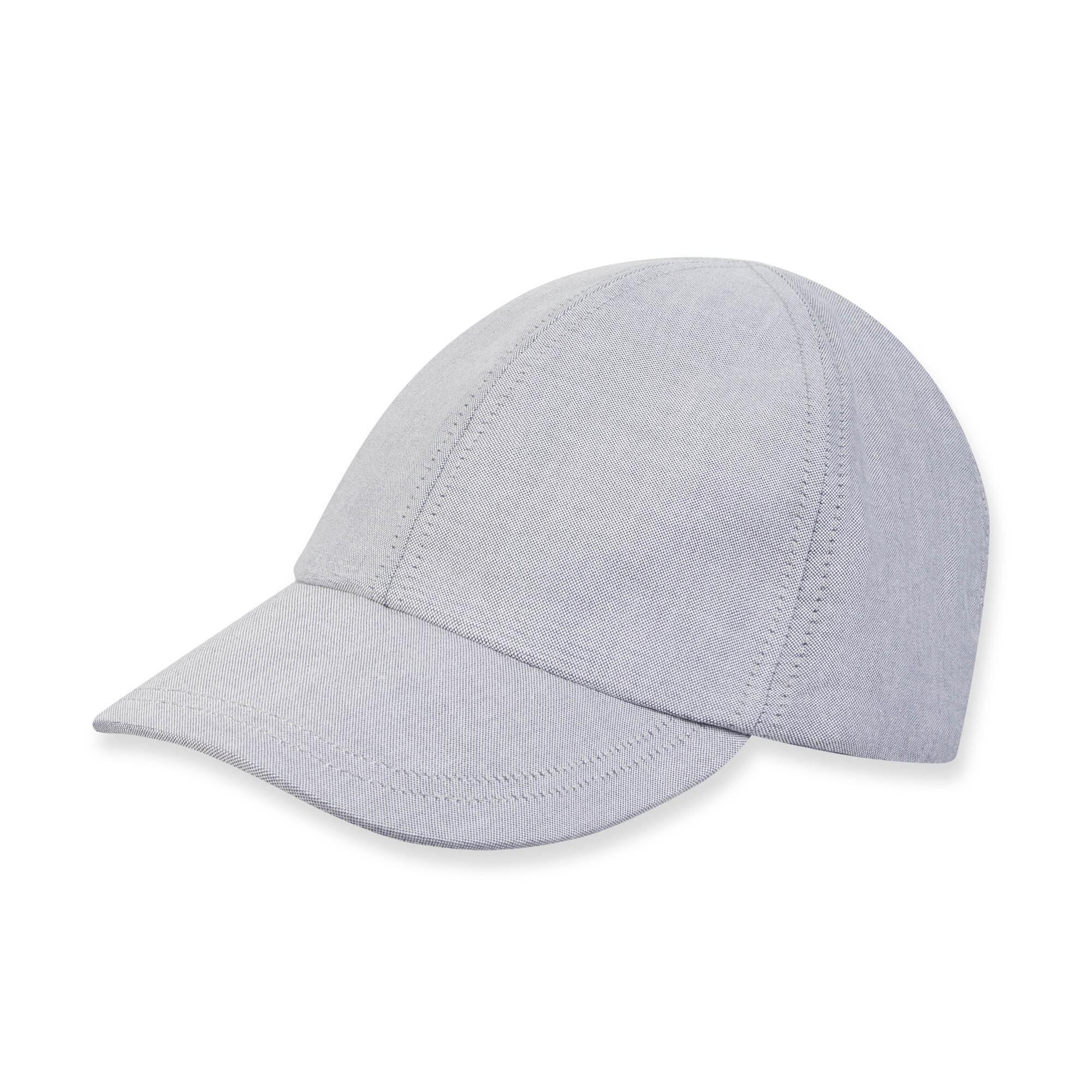 Grey melange baseball cap adults