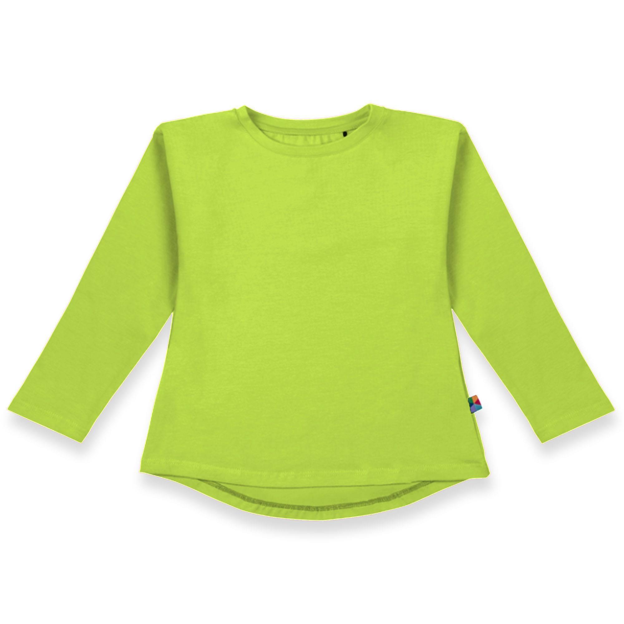 Lime green high-low hem shirt