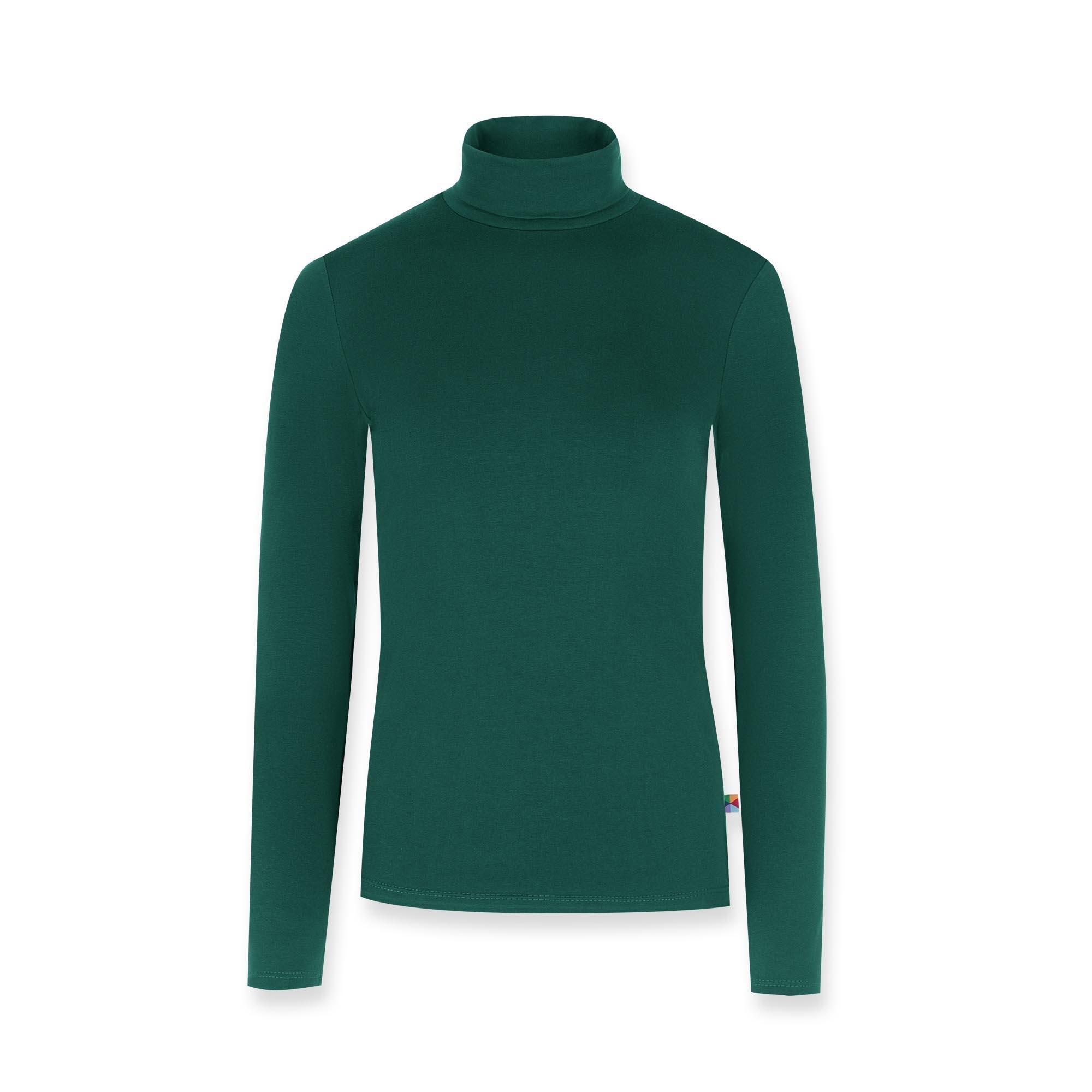 Bottle-green turtleneck Women