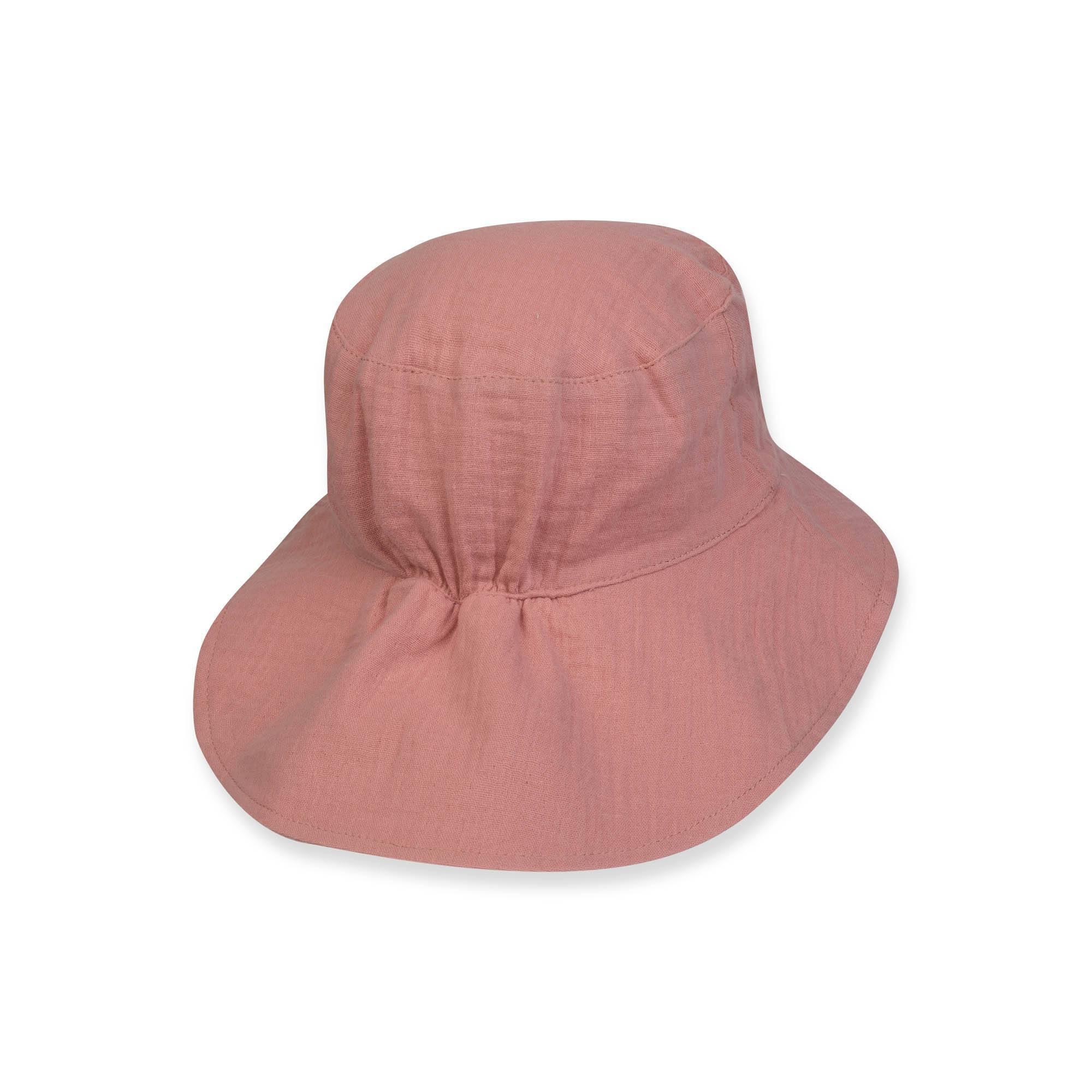 Pink muslin hat Baby