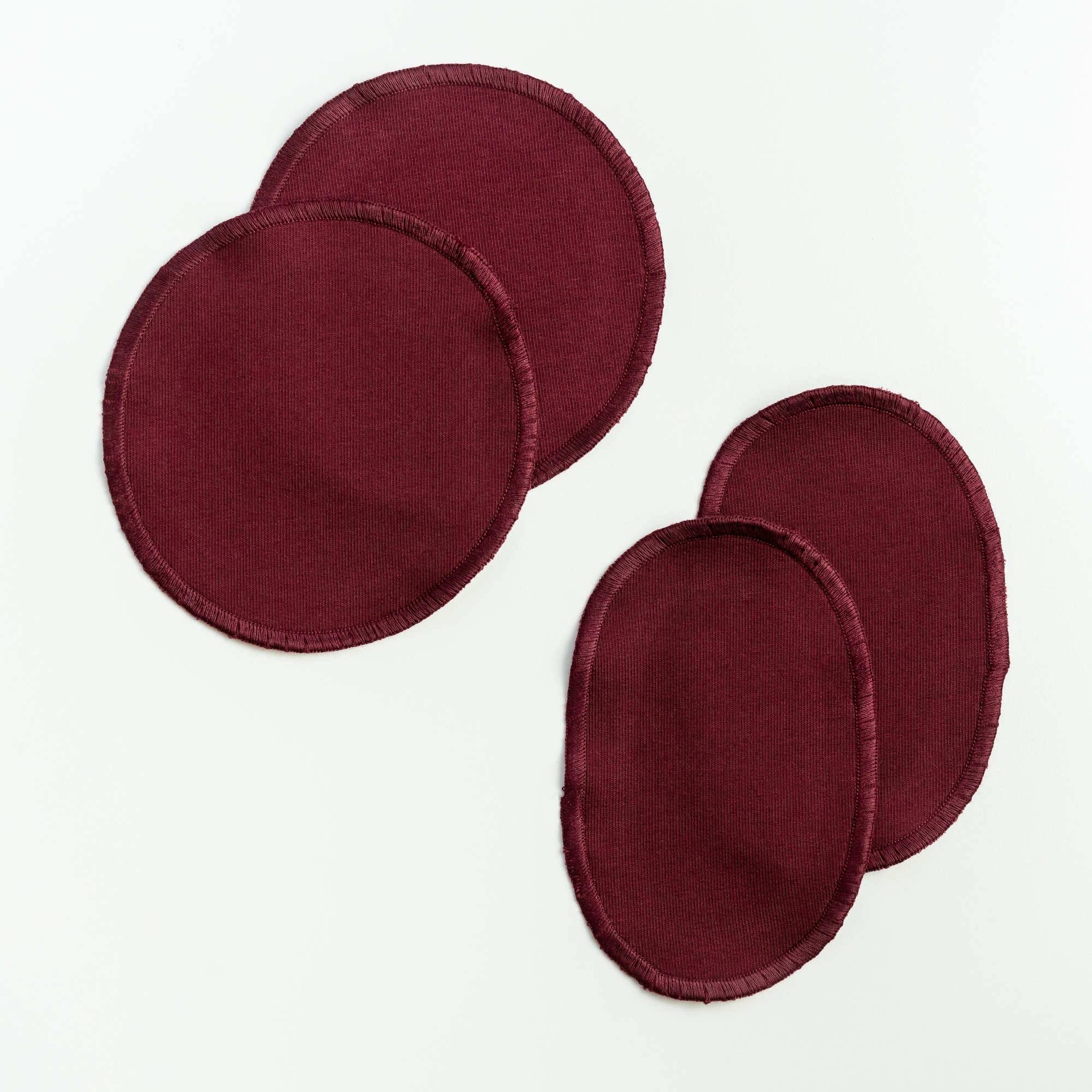 Burgundy patch set