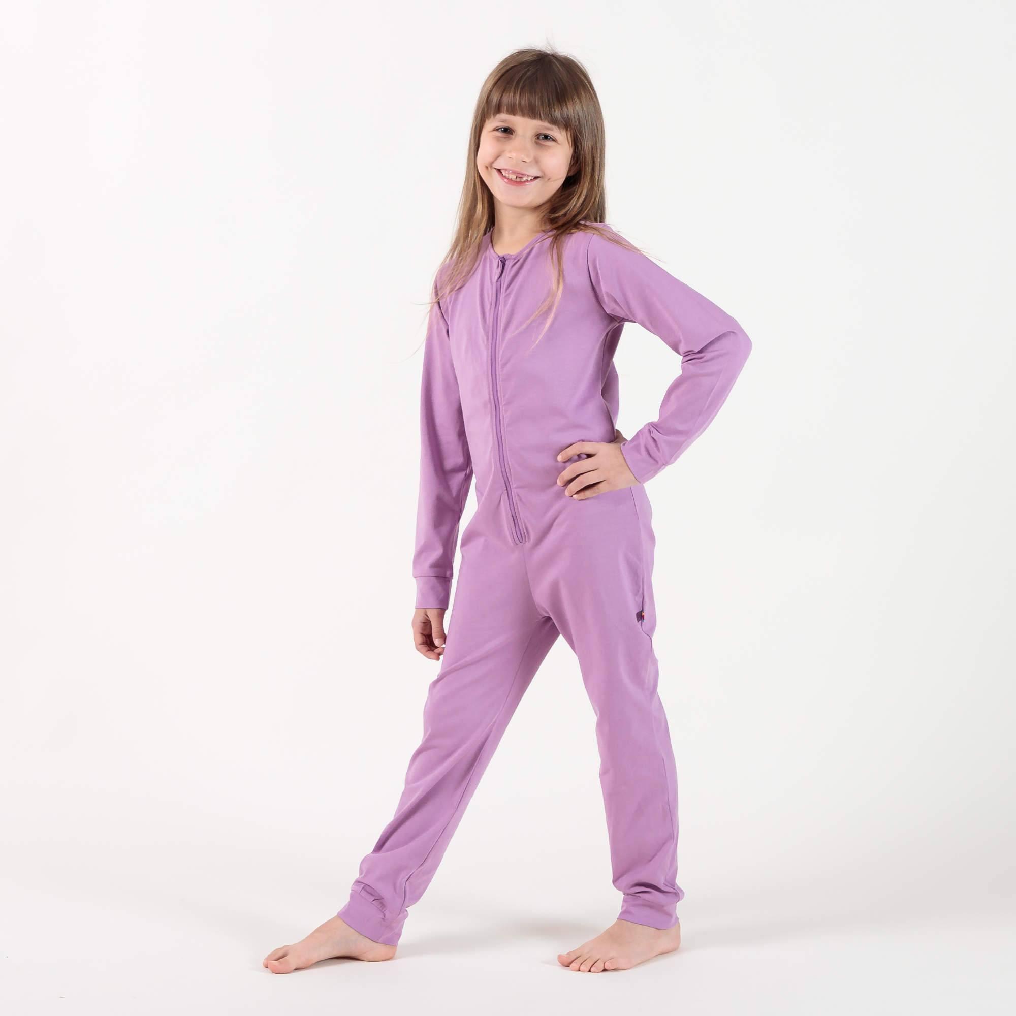 Light purple romper sleeping suit