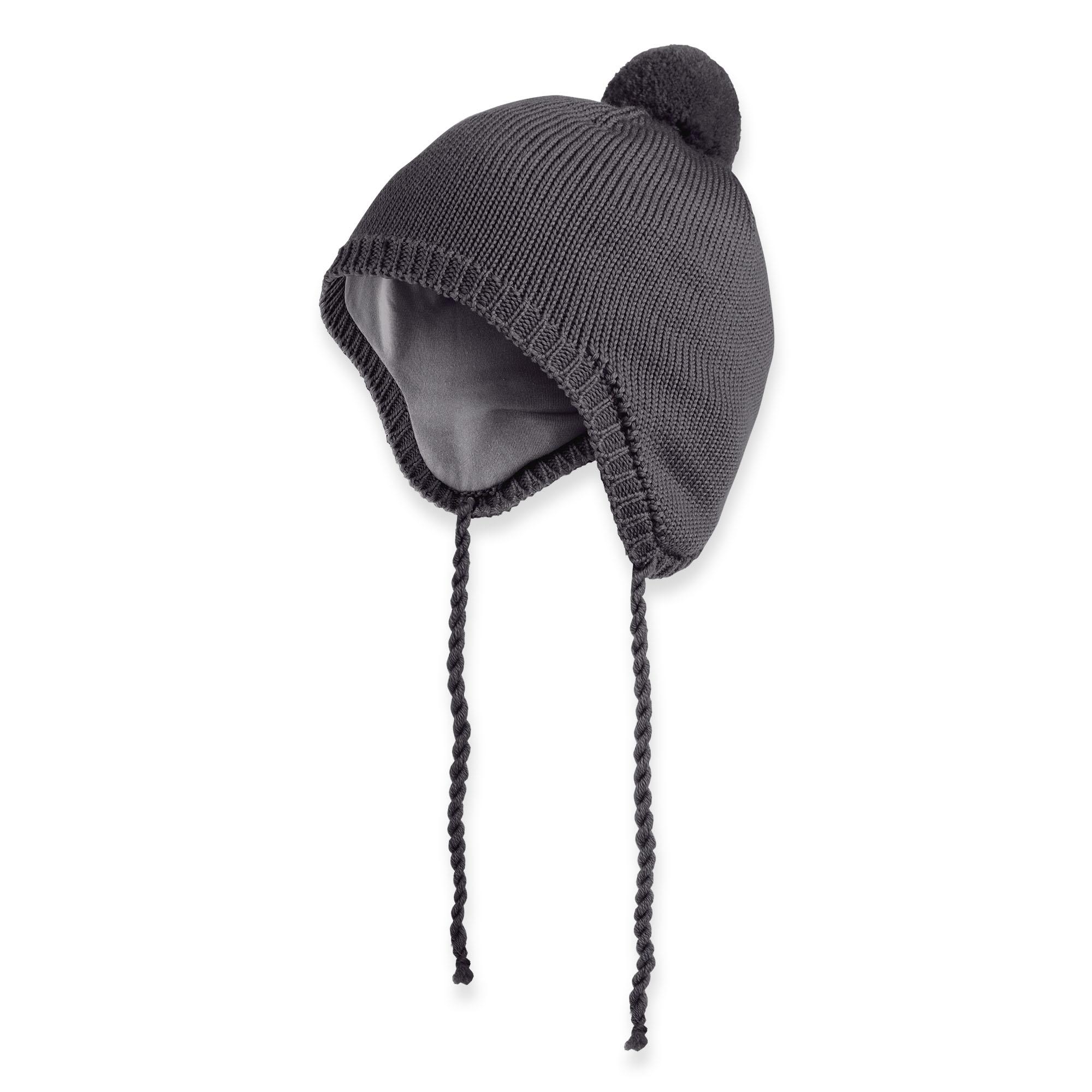 Graphite merino wool hat Baby