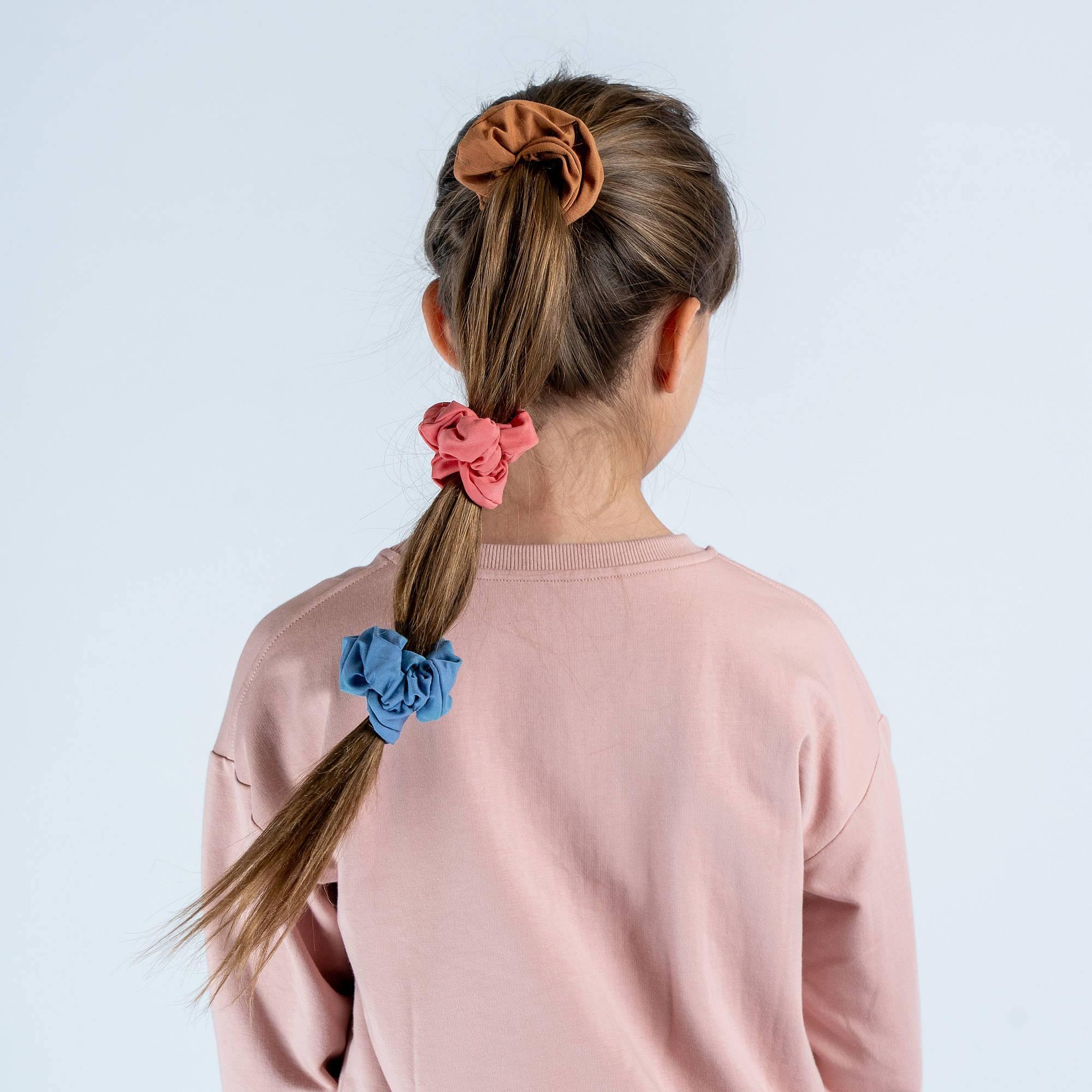 Coral scrunchie set