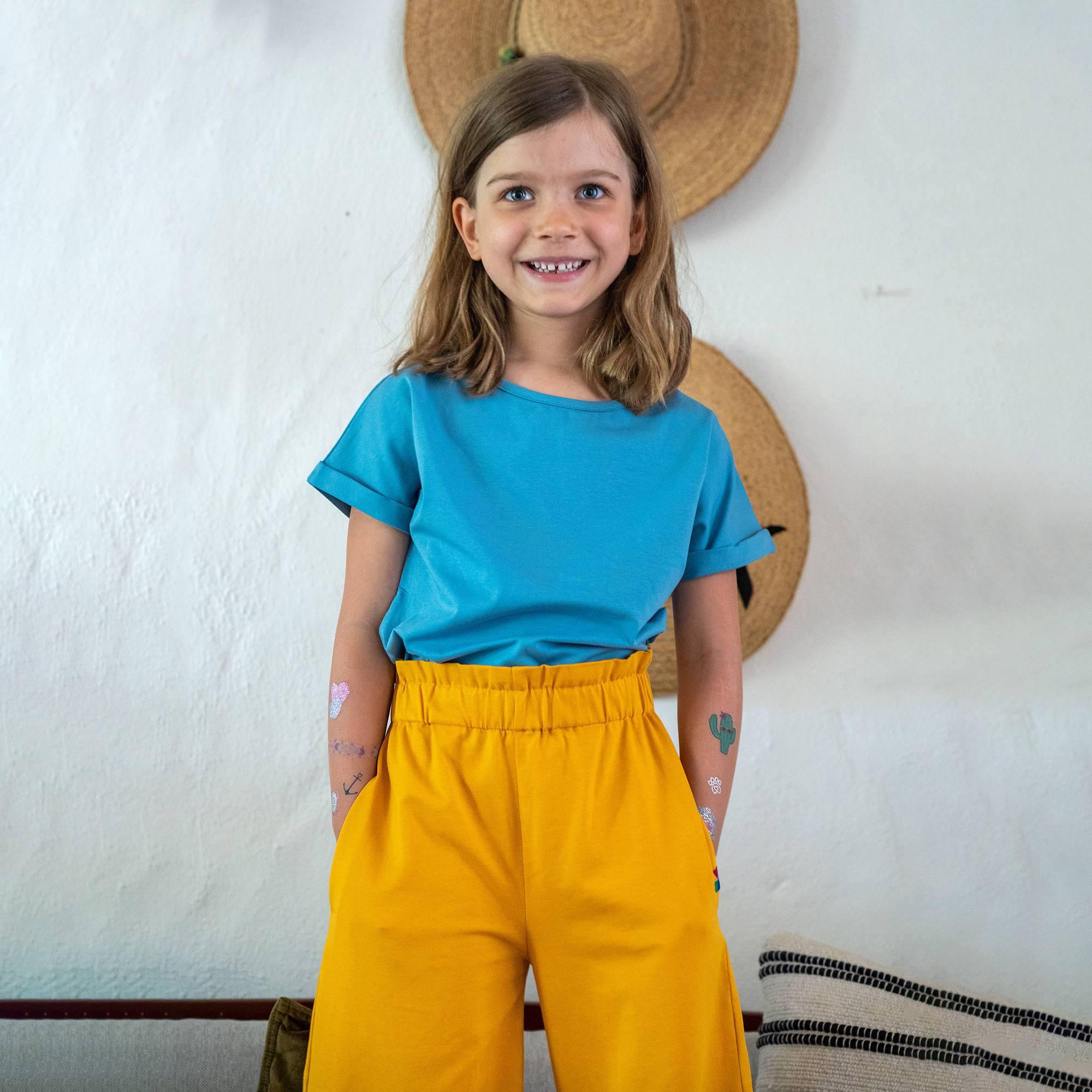 Mustard culotte trousers