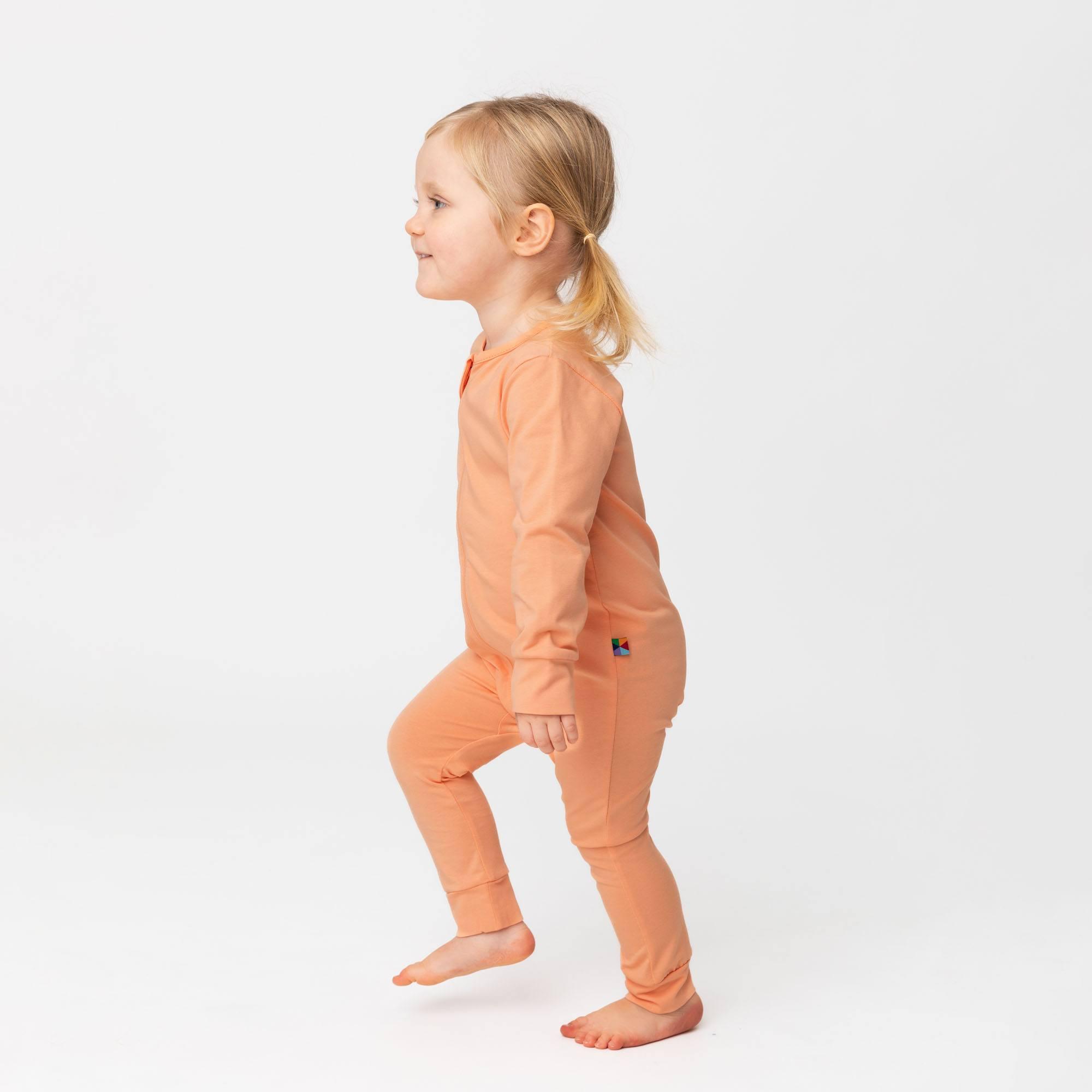 Apricot romper suit