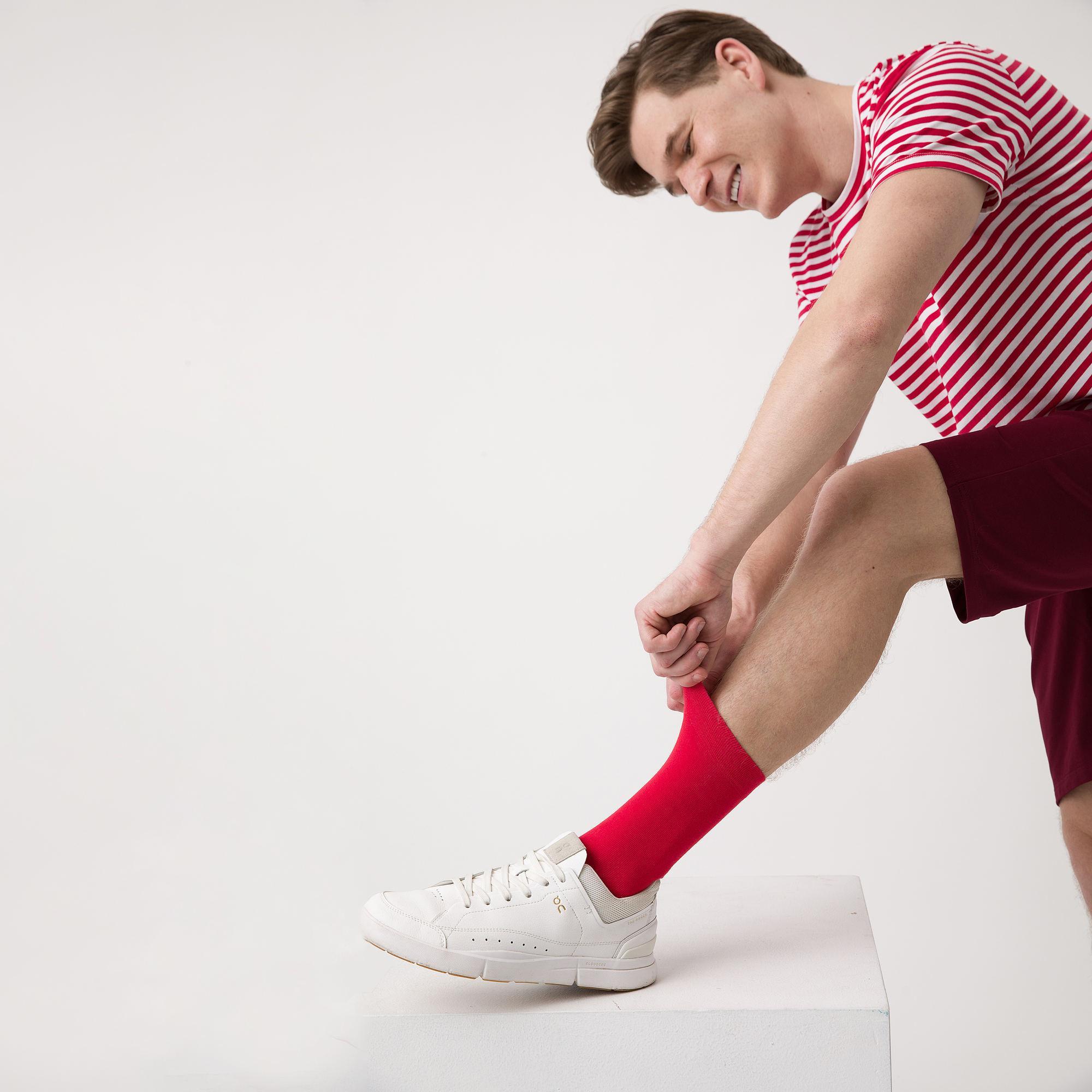 Burgundy shorts Men