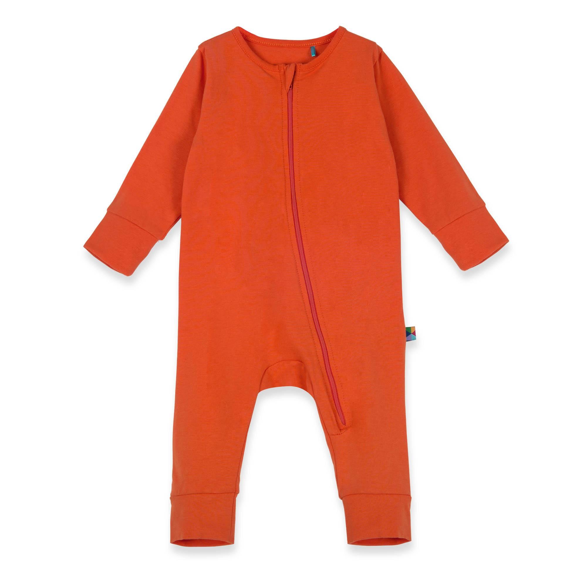 Orange romper suit