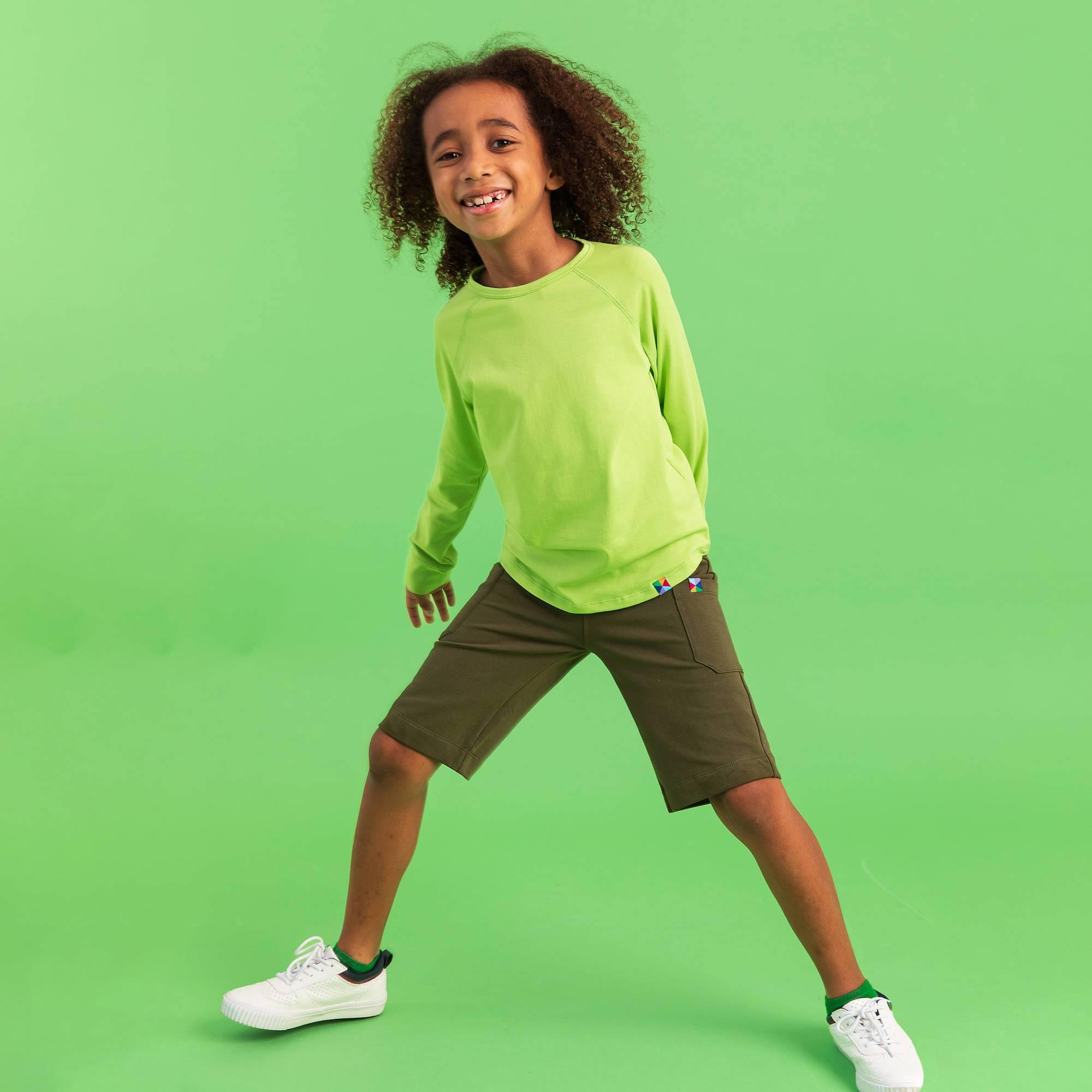 Lime green long sleeve shirt