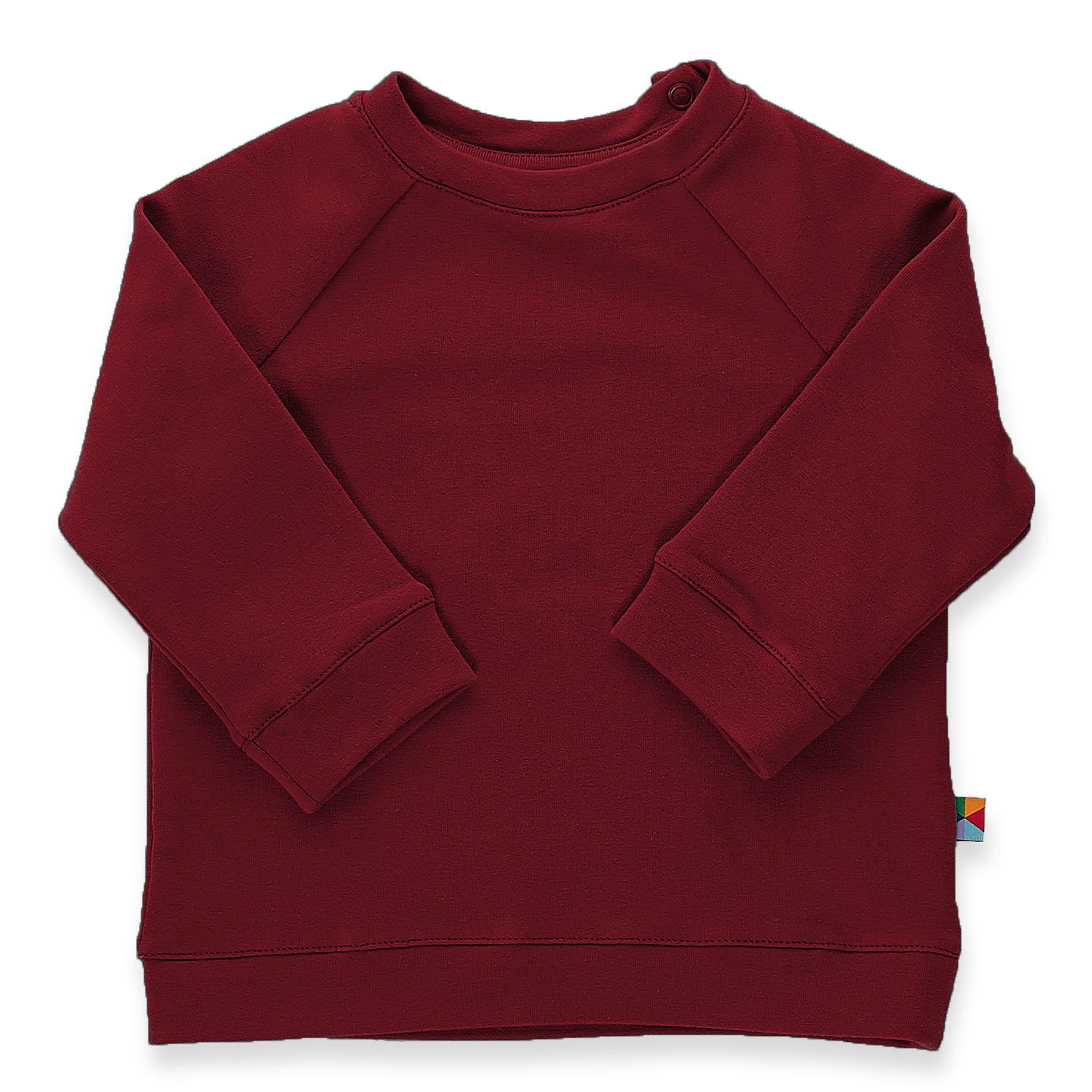 Burgundy pullover sweatshirt Baby