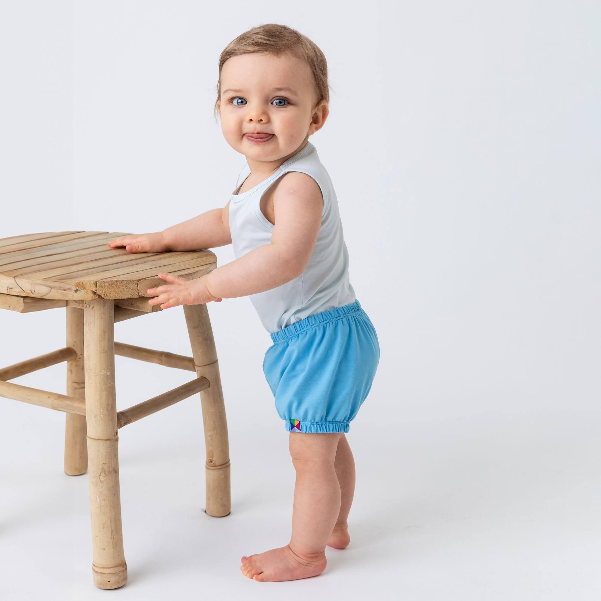 Pastel blue bloomers