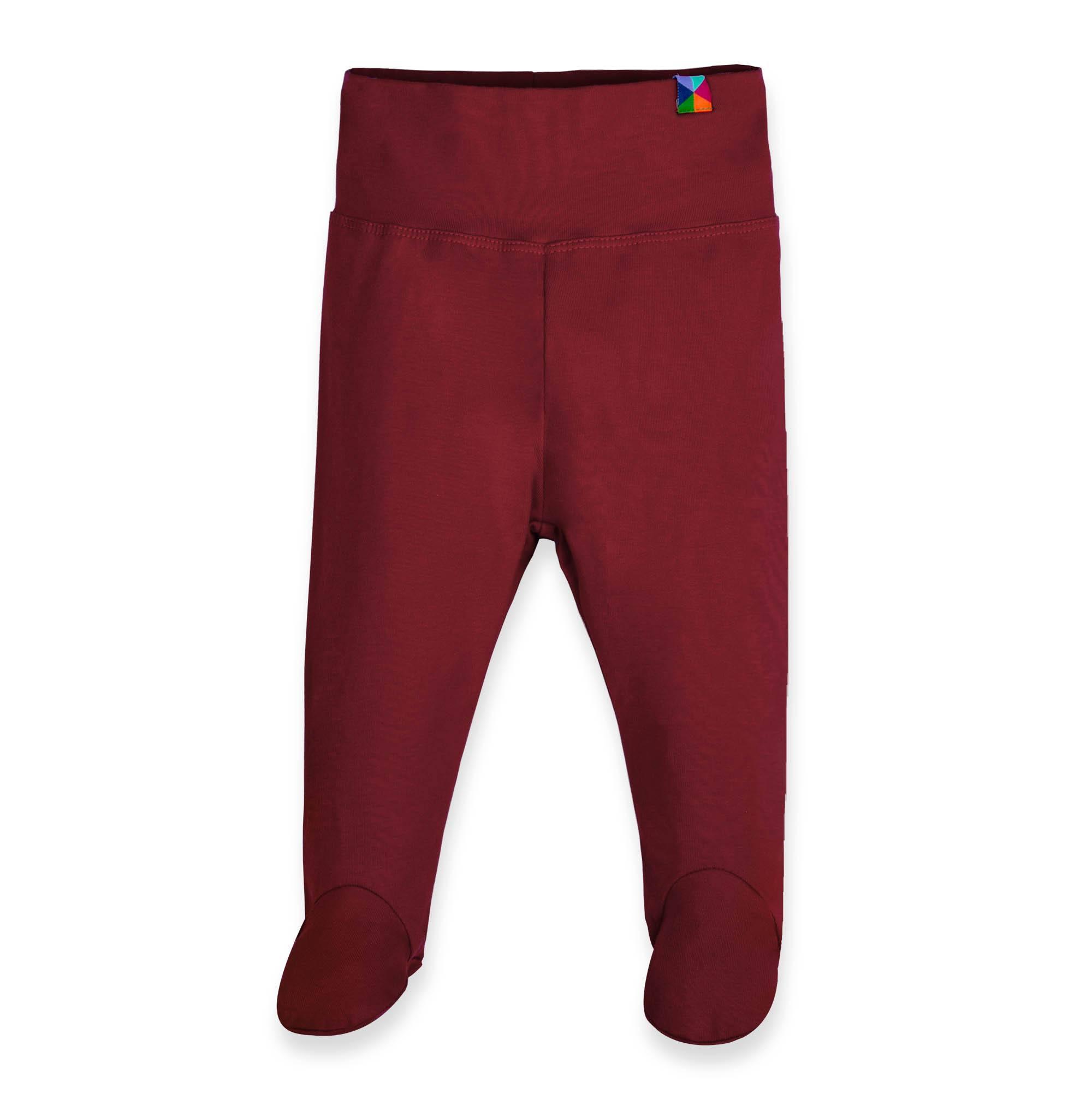 Burgundy jersey pants