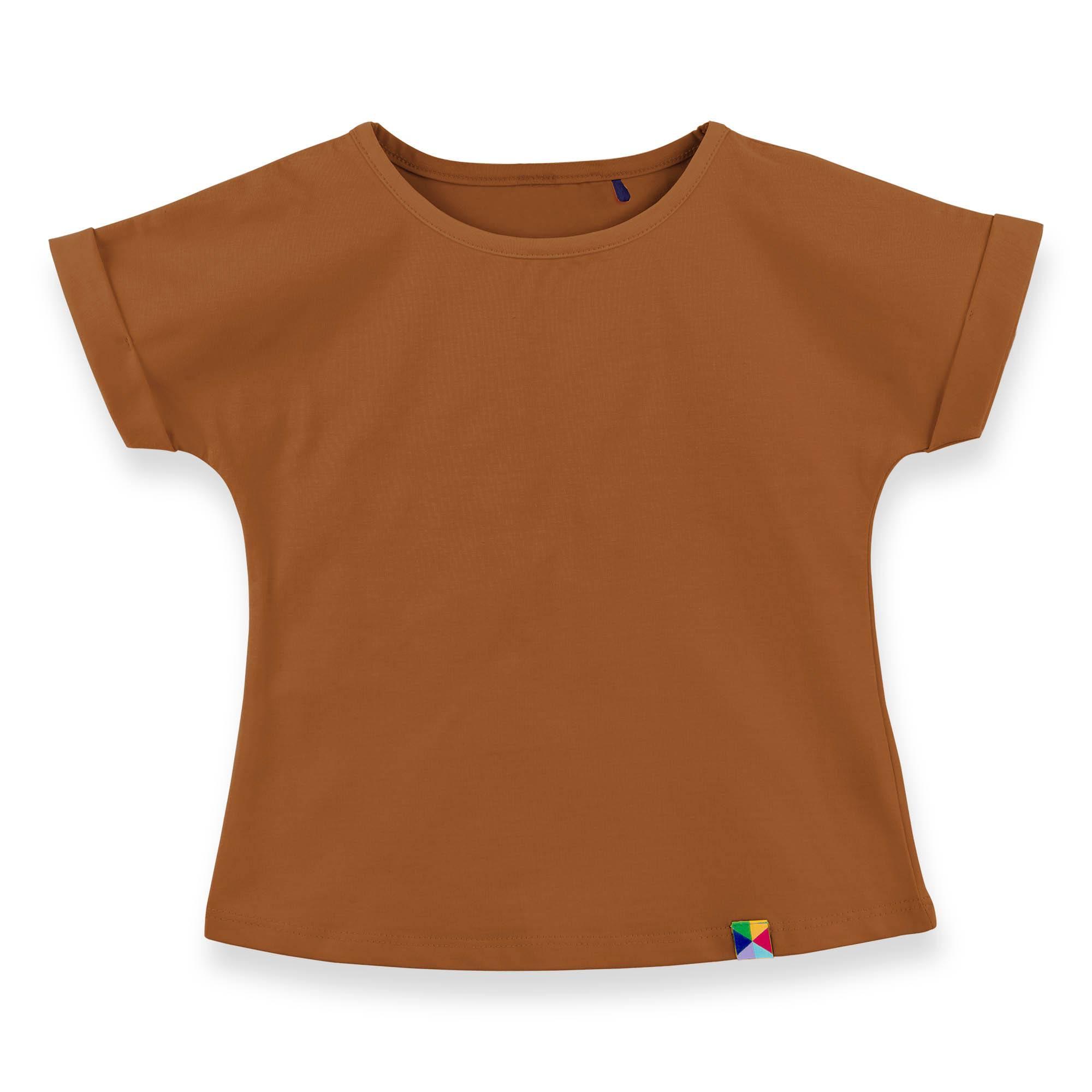 Caramel crew neck shirt Junior