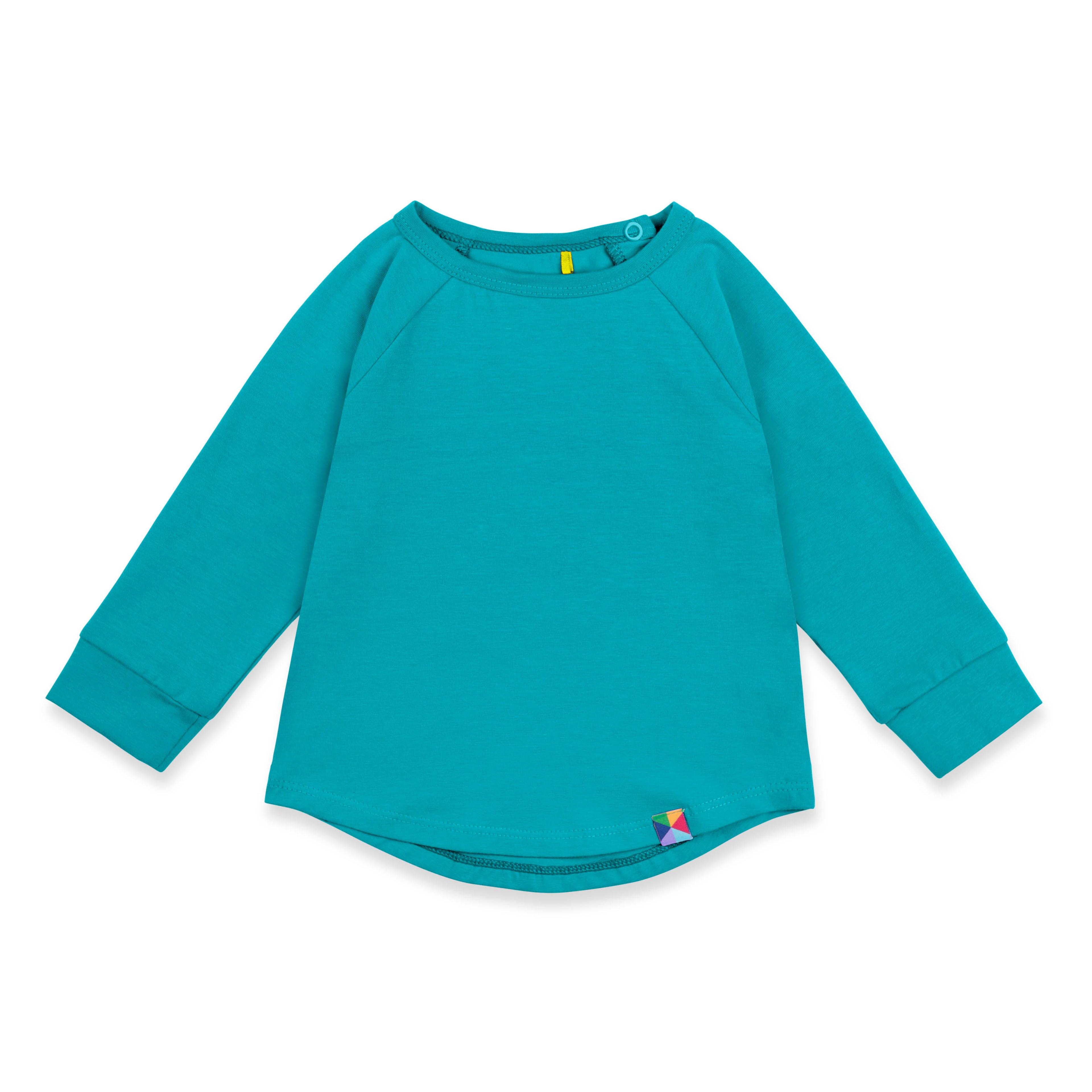 Turquoise longe sleeve shirt Baby