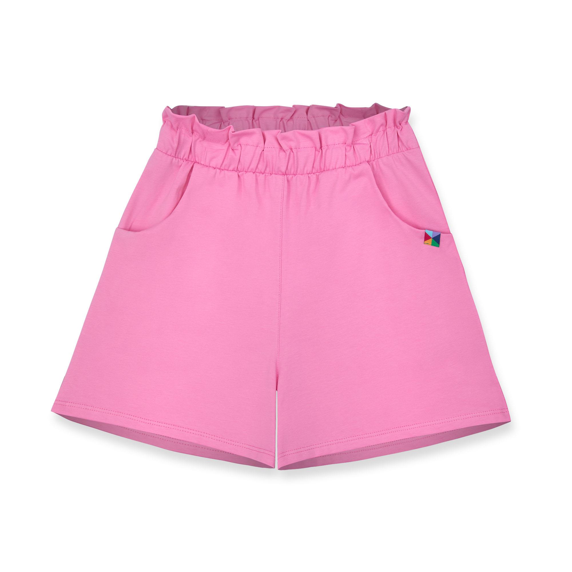 Pastel pink loose cut shorts Junior