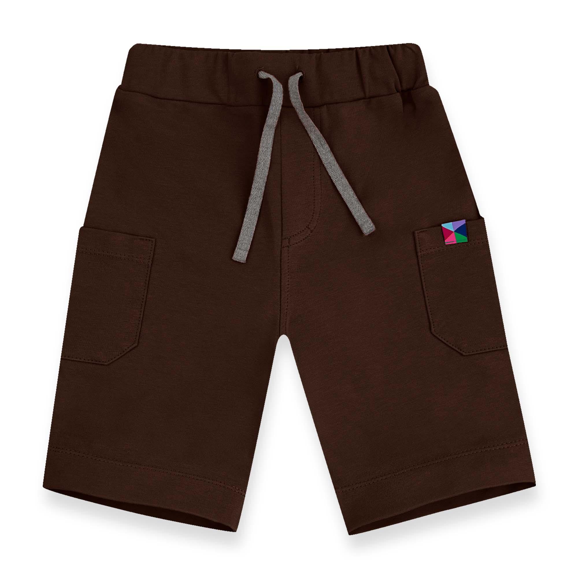 Brown cargo shorts