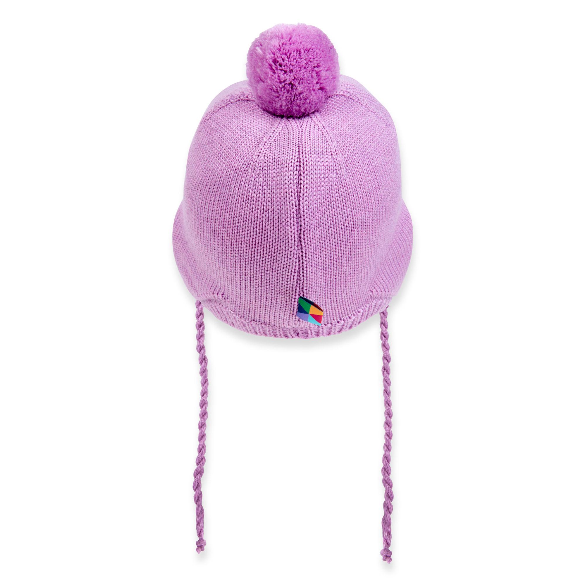 Light purple merino wool hat Baby