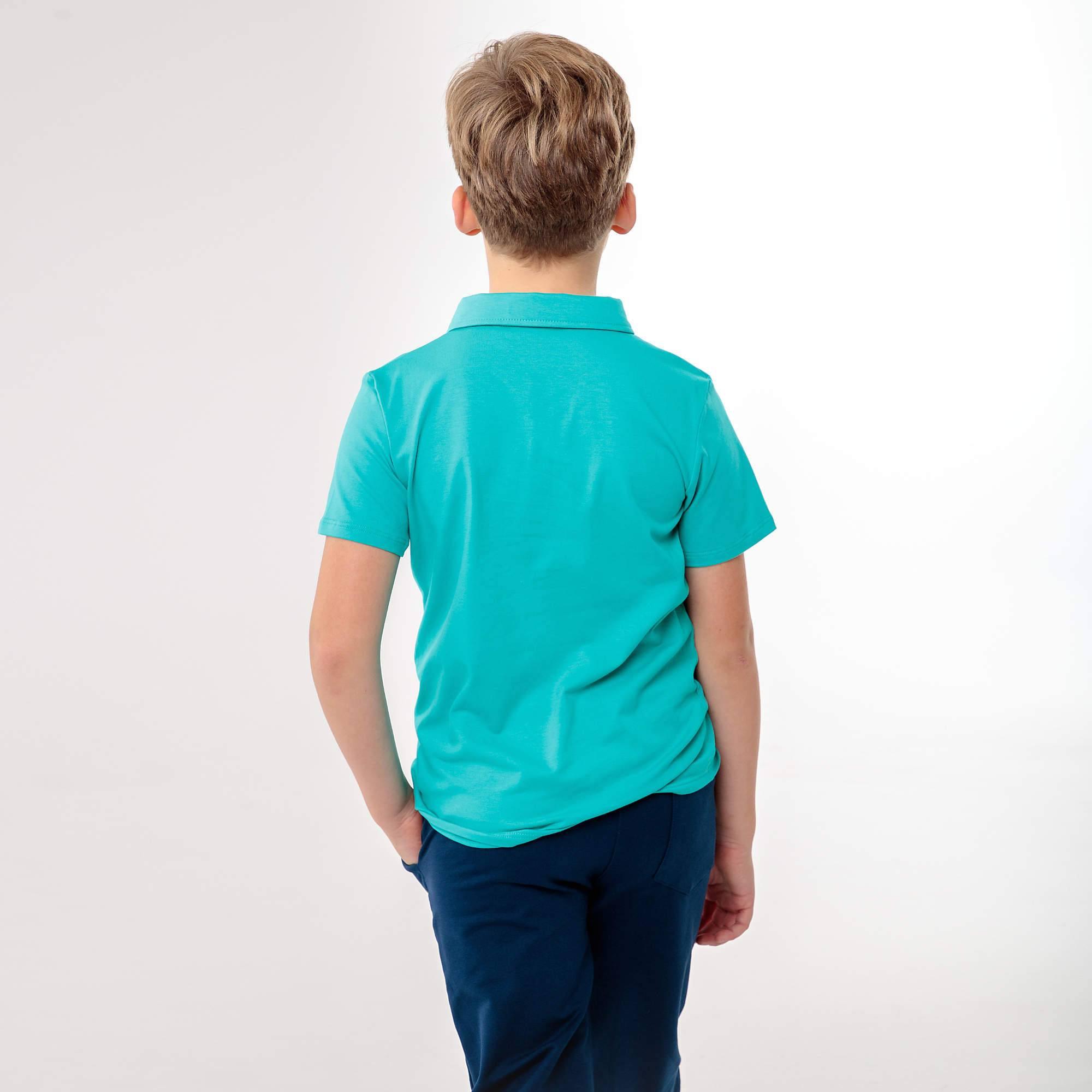 Turquoise polo shirt Junior