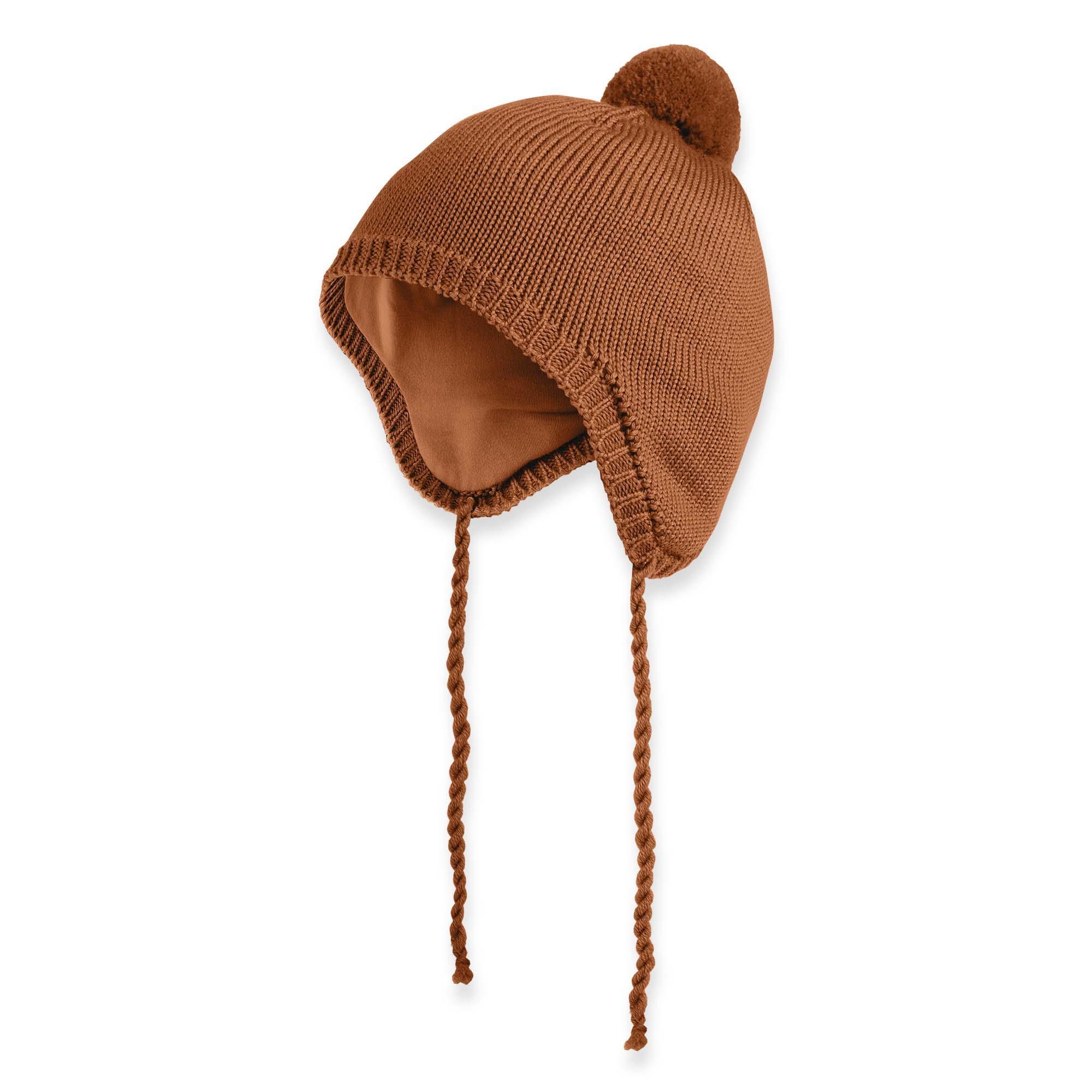 Caramel merino wool hat Baby