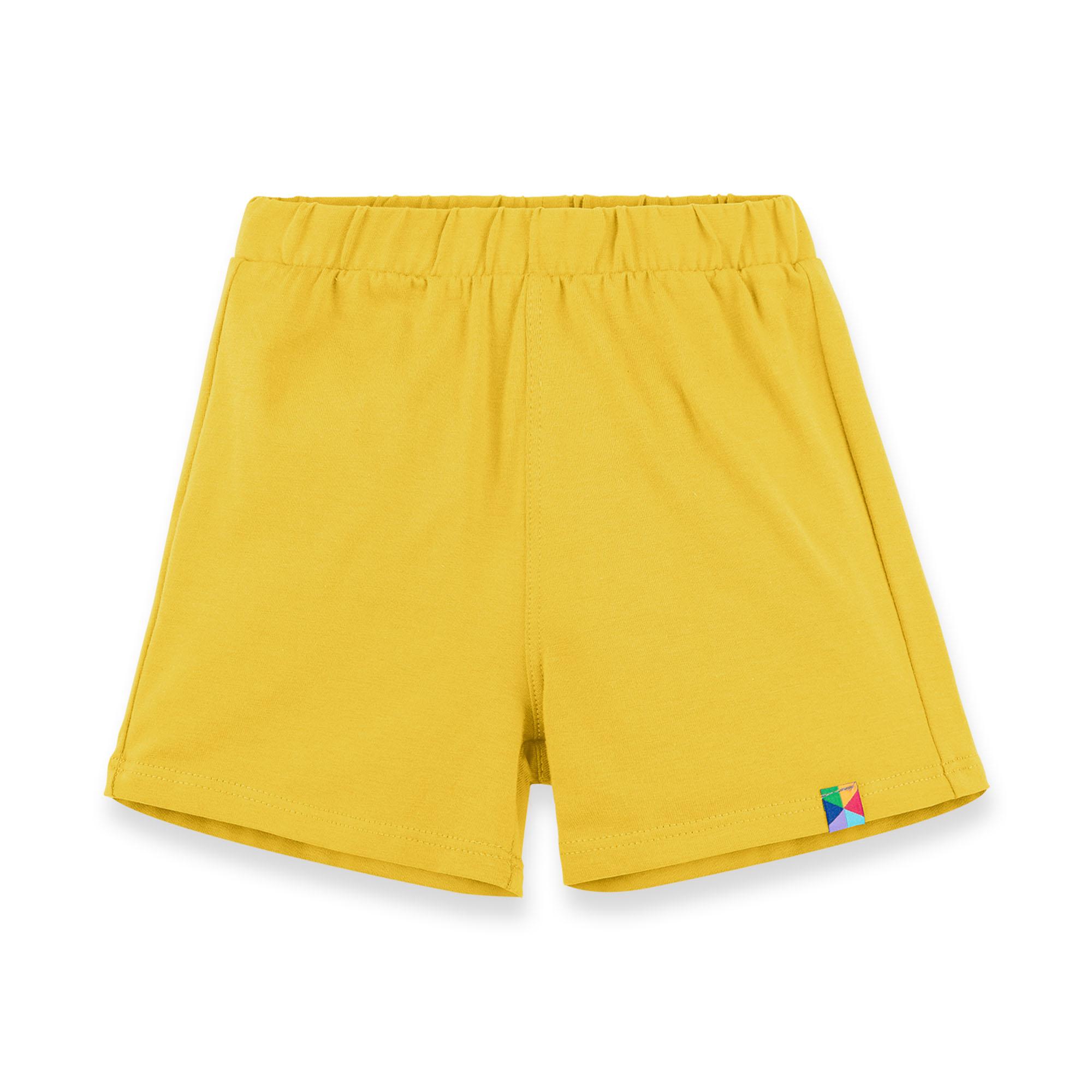 Yellow sweat shorts